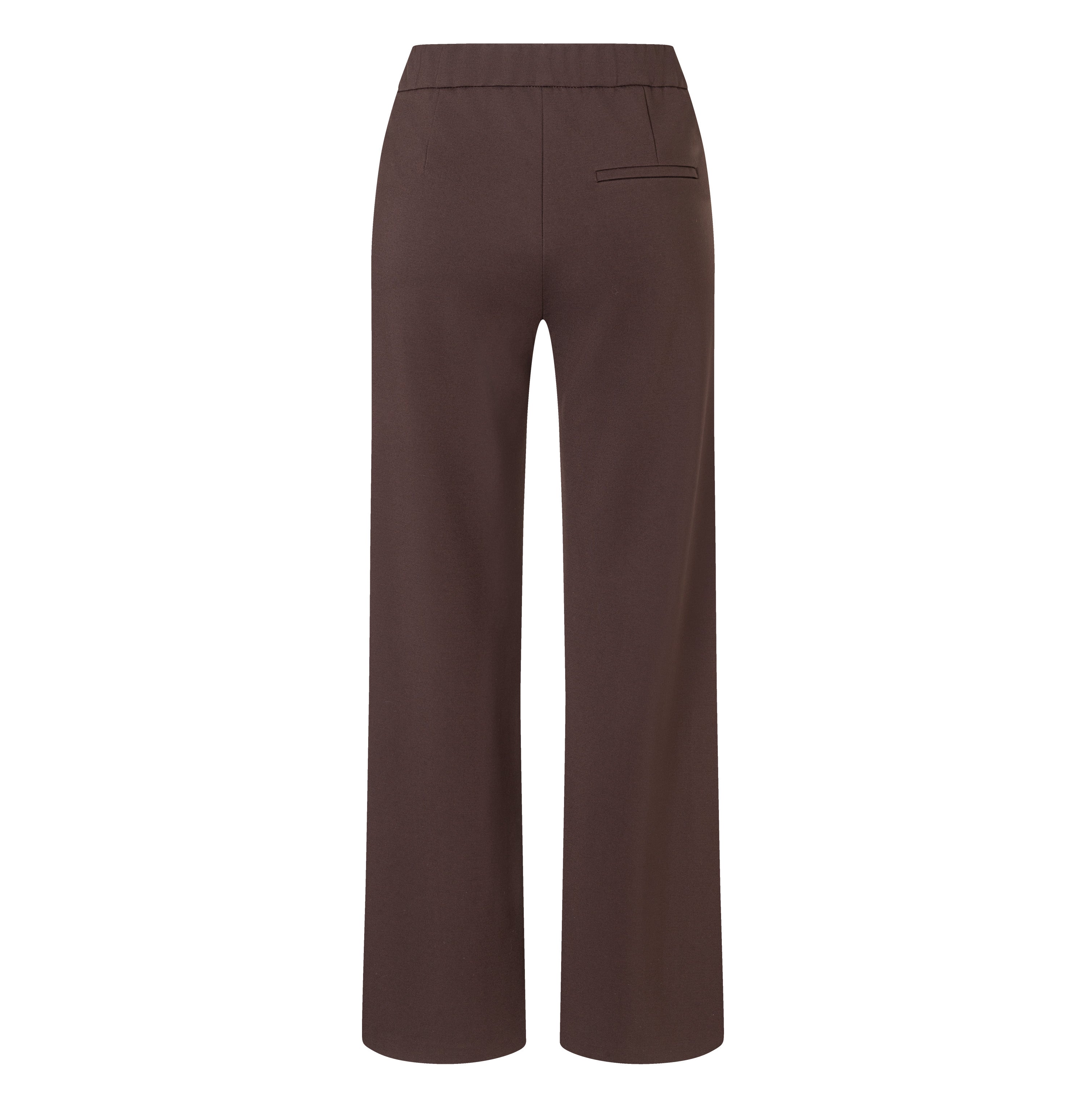 Wide fit made from light jersey. | CHIARA | truffle brown | Back view of bust