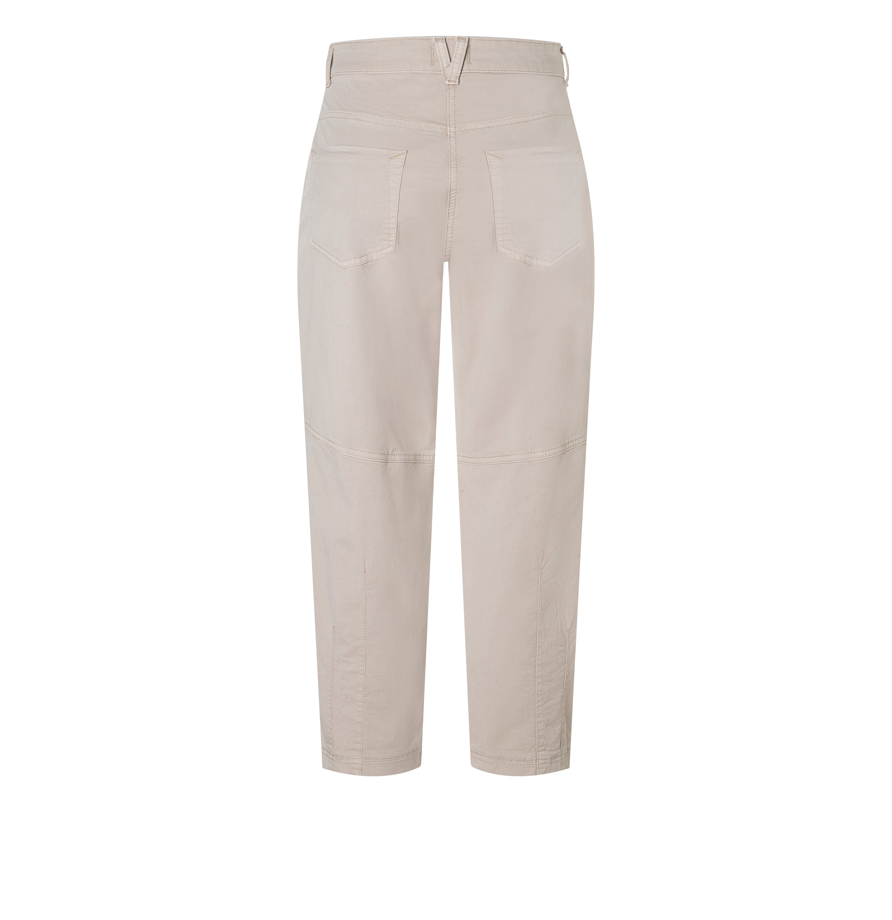 Relaxed cargo pants made of gabardine. | EBBY 2.3 | smoothly beige PPT | Back view of bust