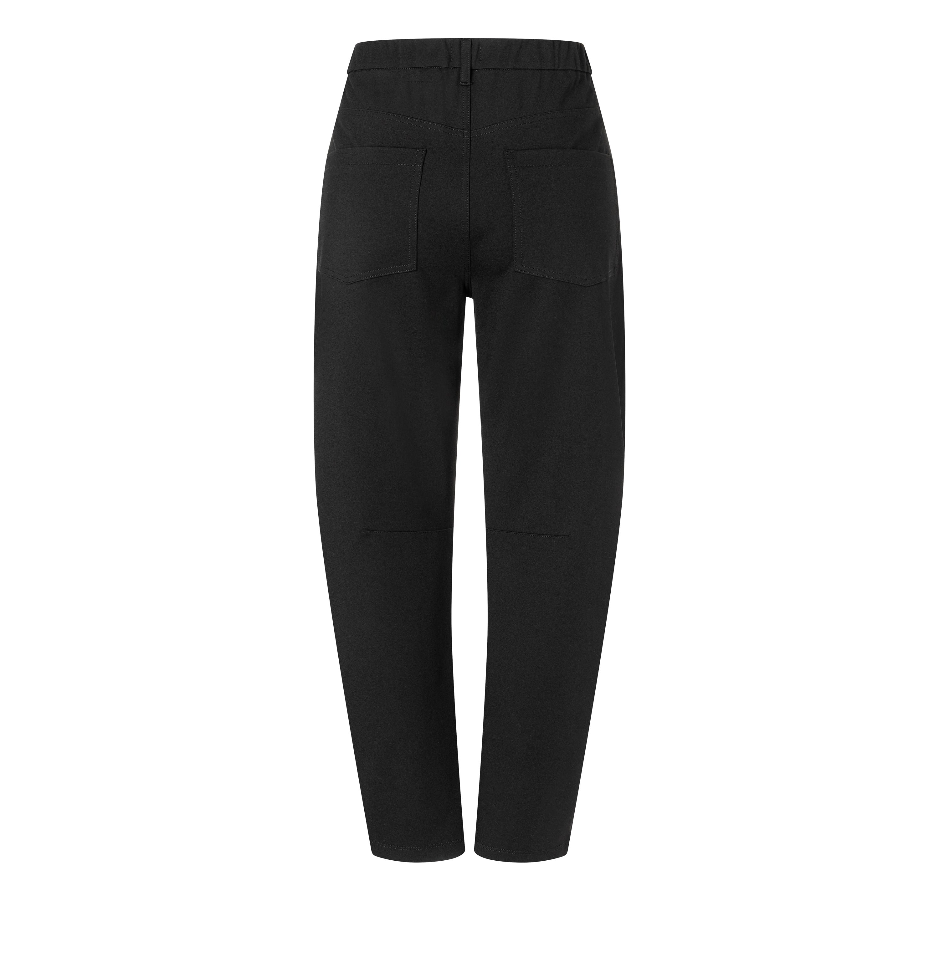 Baggy model made of soft jersey. | BAGGY SMART | black | Back view of bust