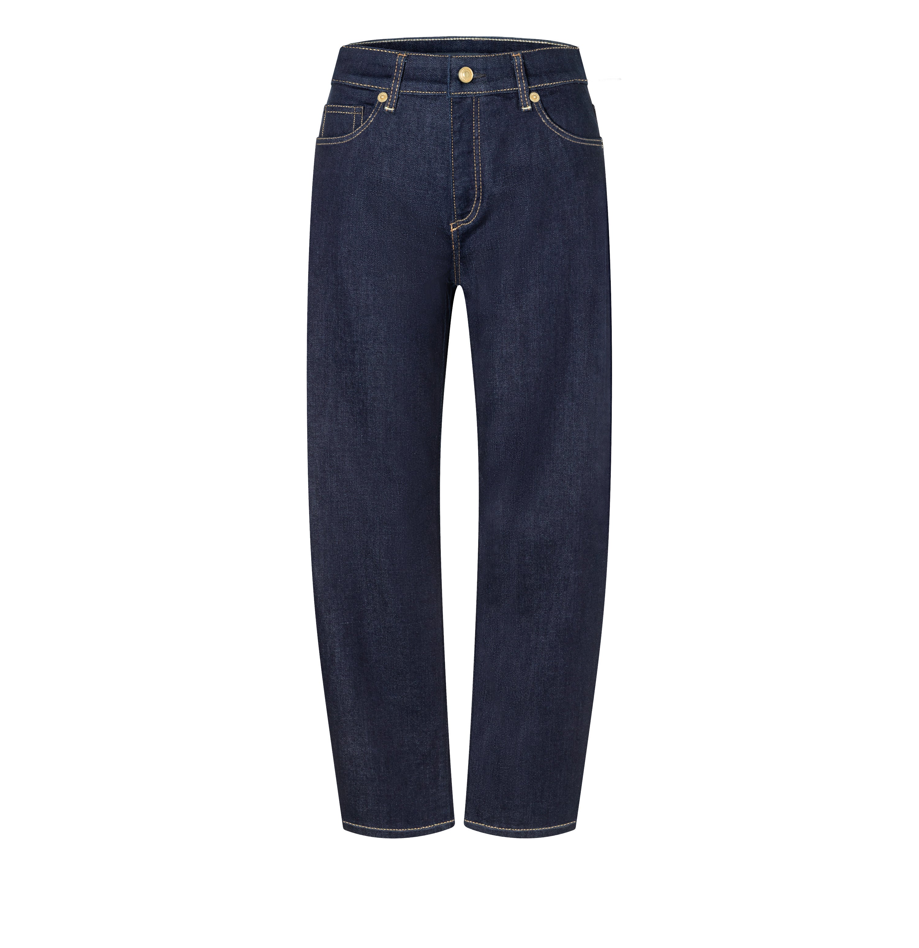 Barrel jeans in a light material blend. | DANNI | fashion rinsed | Front view of bust