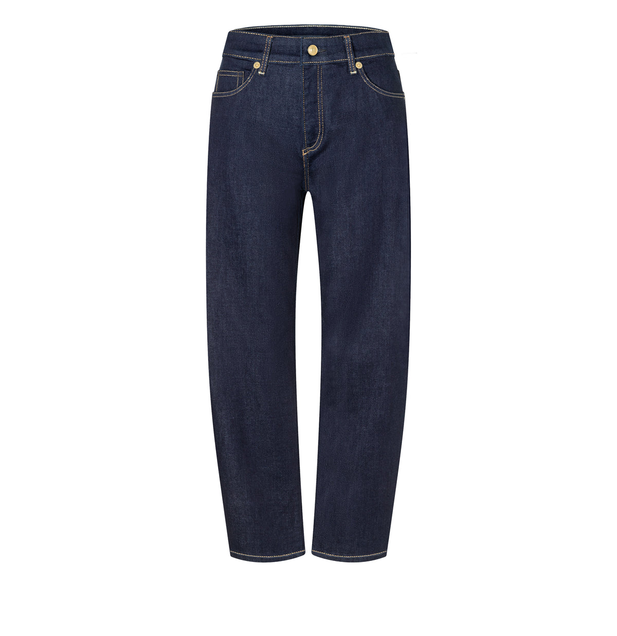 Barrel jeans in a light material blend. | DANNI | fashion rinsed | Front view of bust