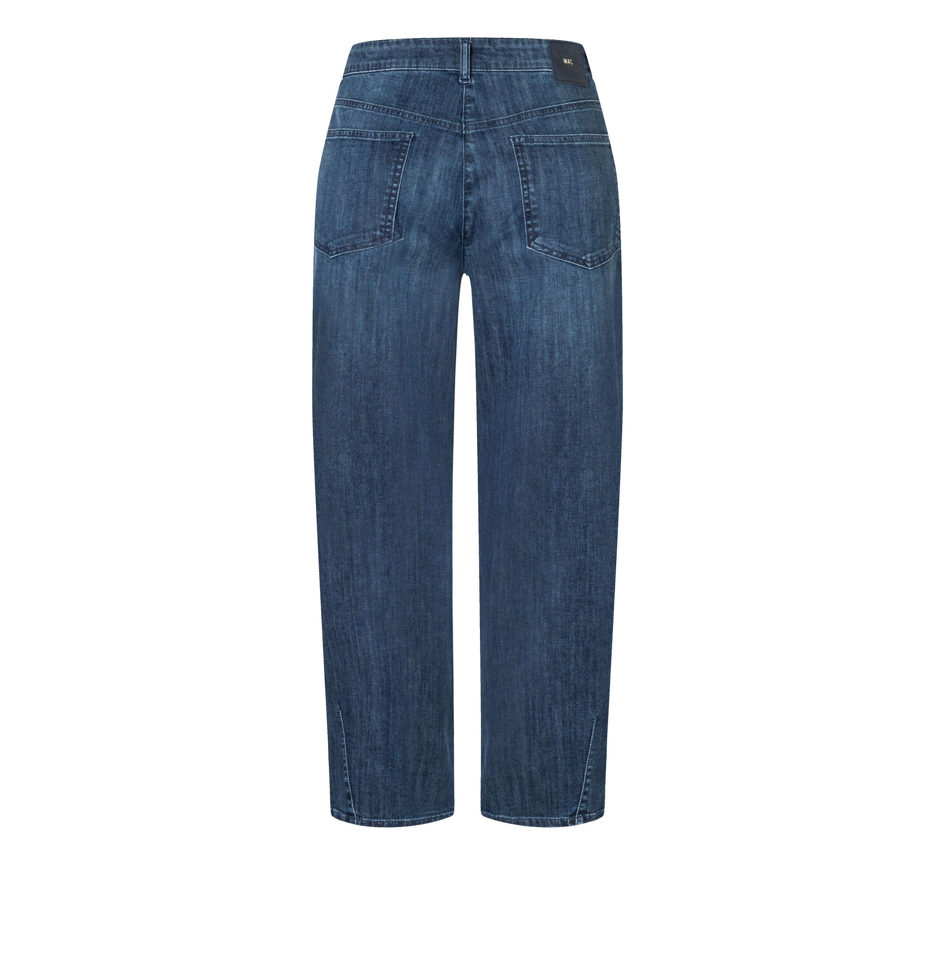 Relaxed fit made from super-soft summer denim. | BOBBIE | authentic dark blue used | Back view of bust