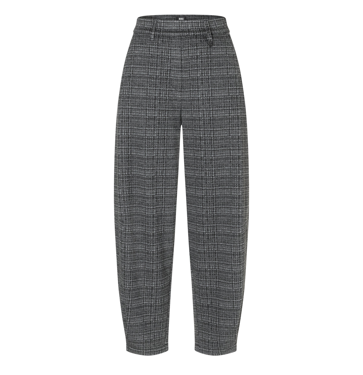 | TILDA jump in | smoke grey check | Front view of bust