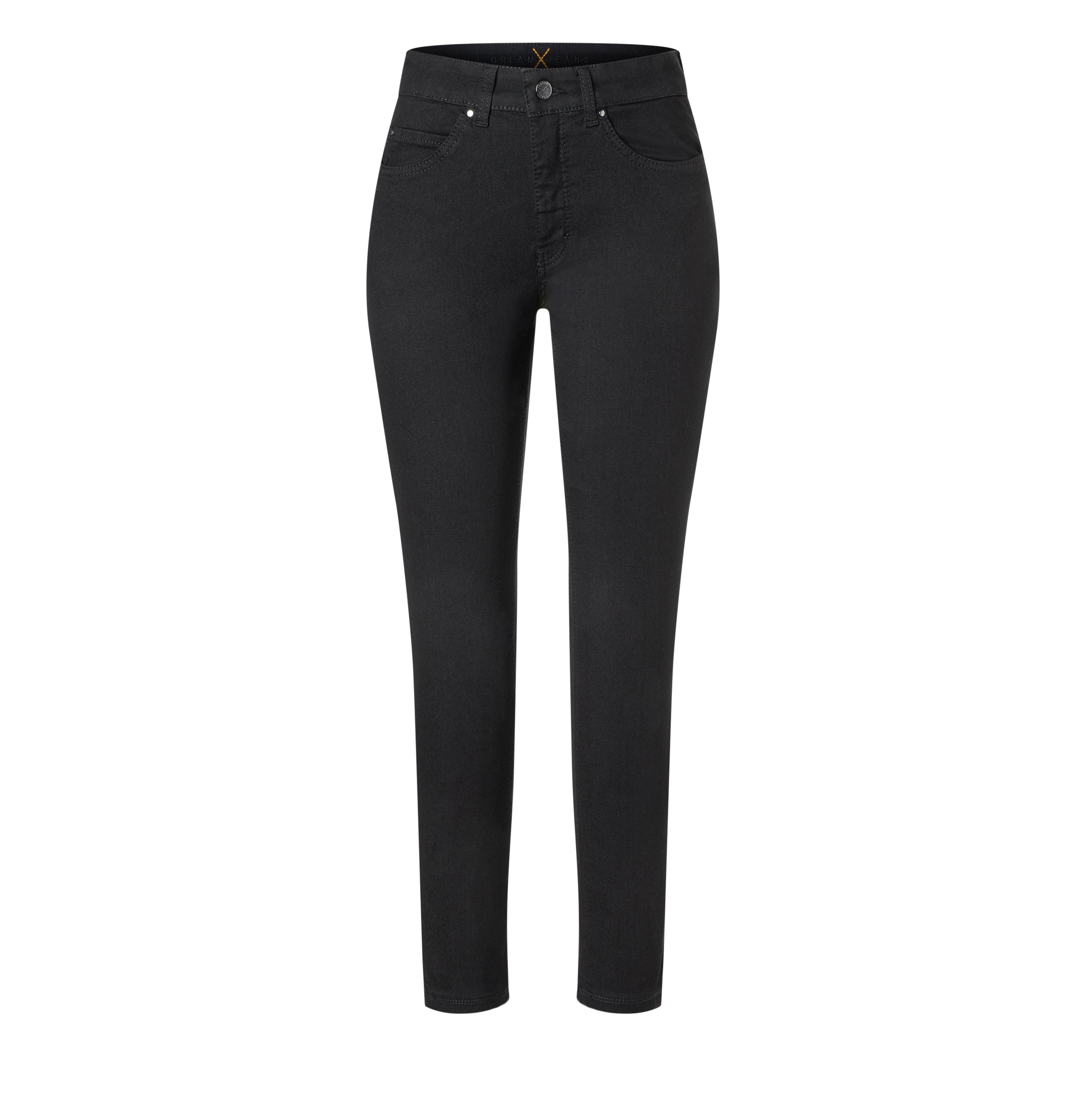Skinny jeans with shaping effect. | DREAM SKINNY | black-black | Front view of bust