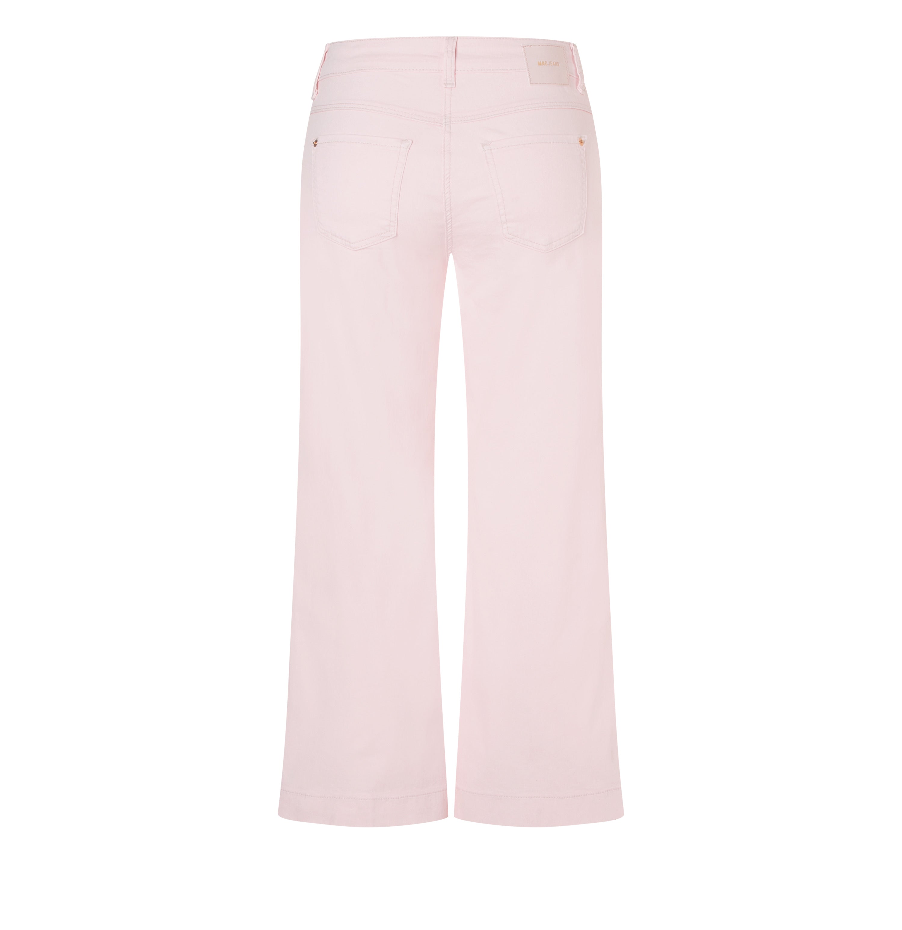 Wide shaping jeans in a lightweight material. | DREAM WIDE cropped | pink marshmallow PPT | Back view of bust