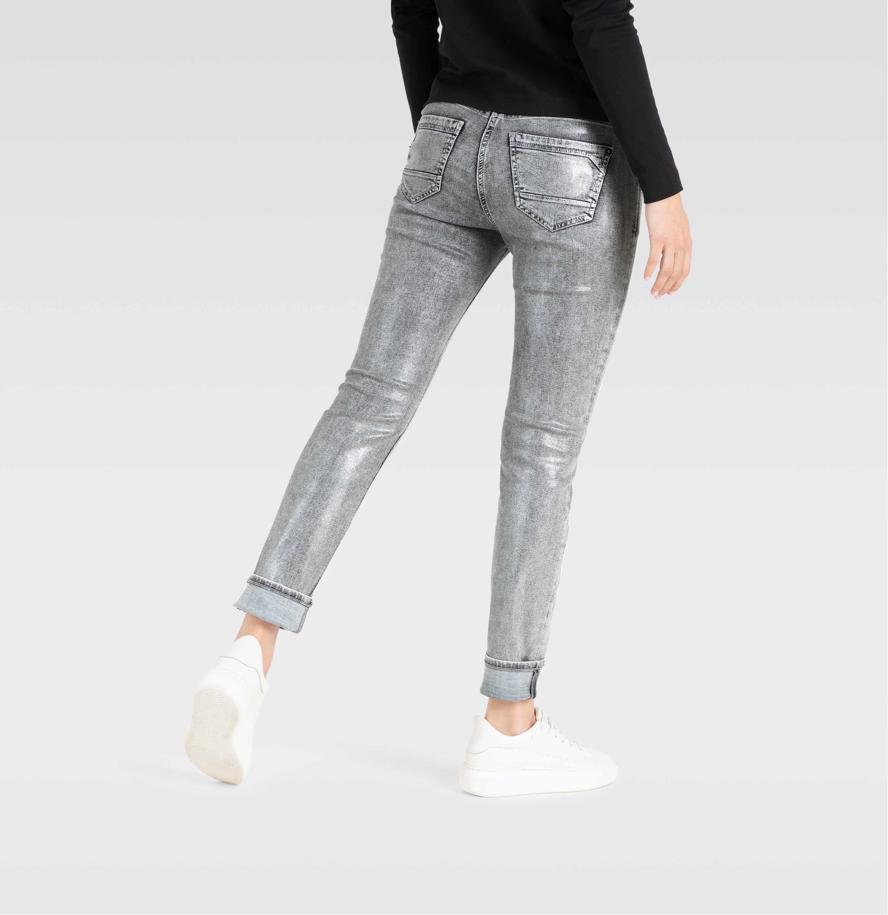 | RICH SLIM | silver grey coated | Detailed view 2 of model