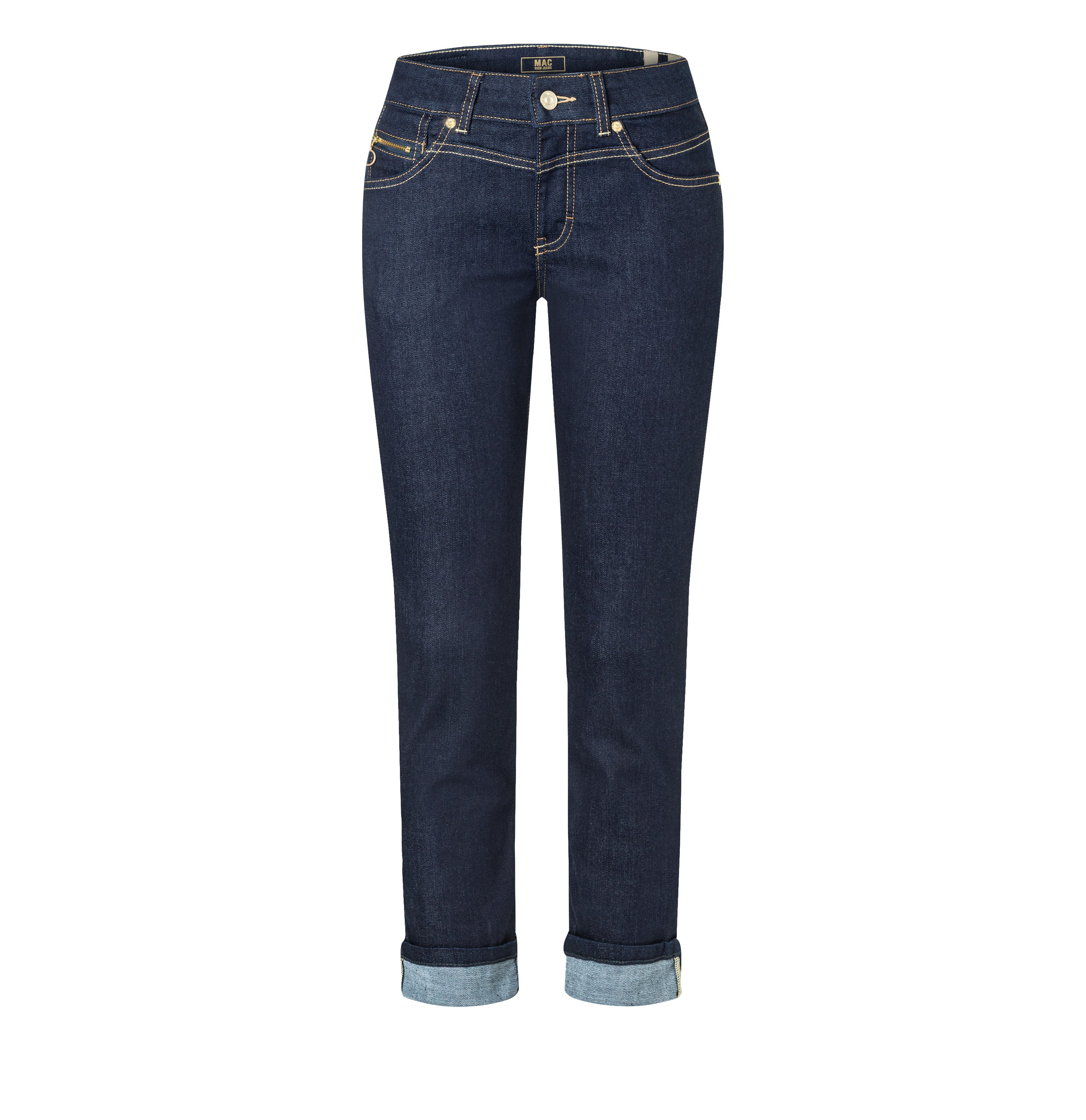 Slim jeans in a light cotton-modal blend. | RICH SLIM | fashion rinsed | Front view of bust