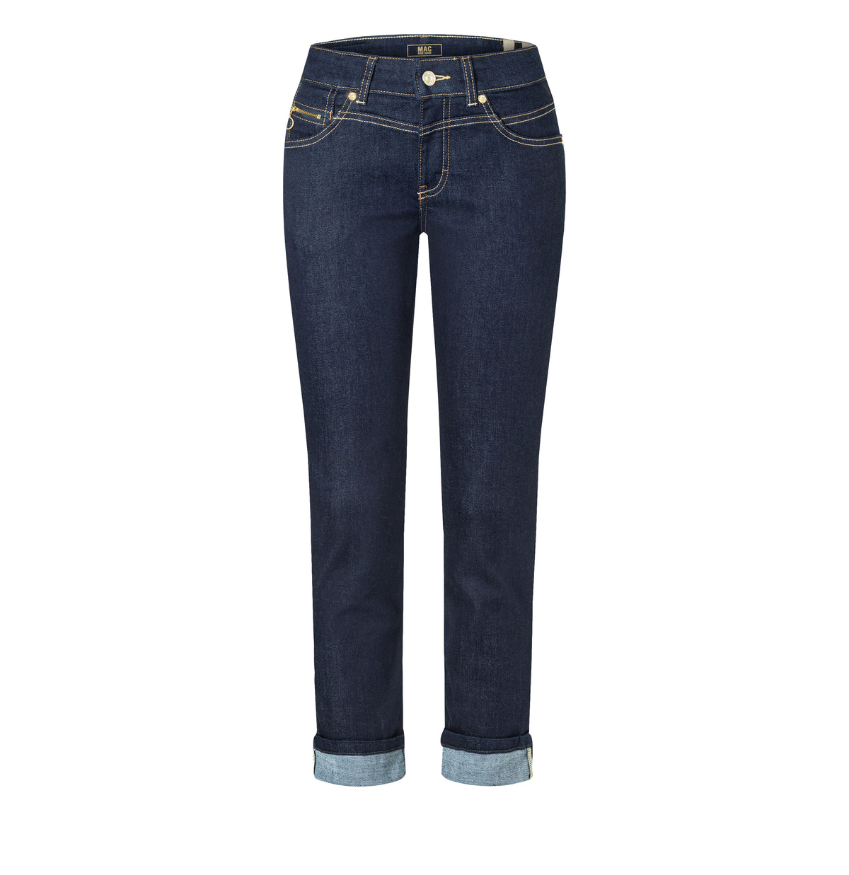 Slim jeans in a light cotton-modal blend. | RICH SLIM | fashion rinsed | Front view of bust