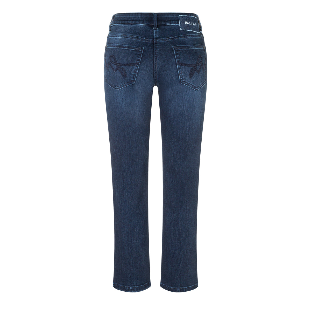| CARRIE straight | deep dark wash | Back view of bust