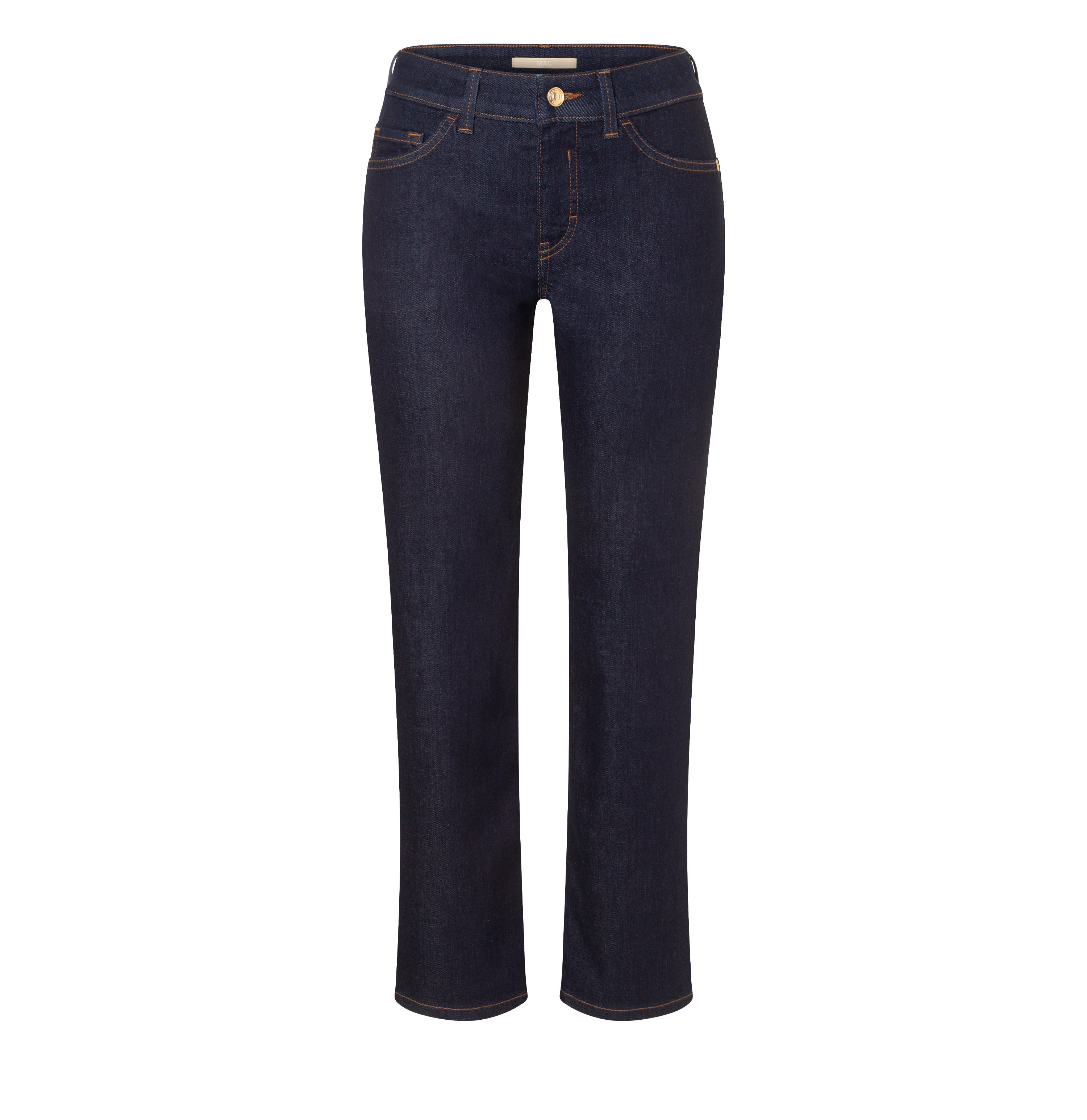 Slim fit made from light denim. | CARRIE straight | fashion rinsed | Front view of bust