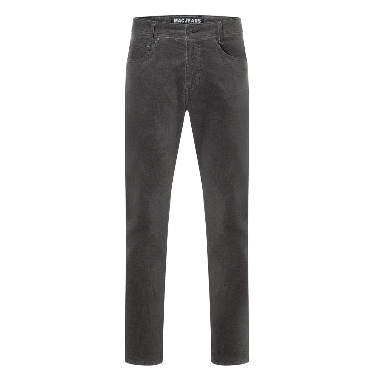 Modern fit made from soft, elastic fine corduroy. | Arne | rubber | Front view of bust