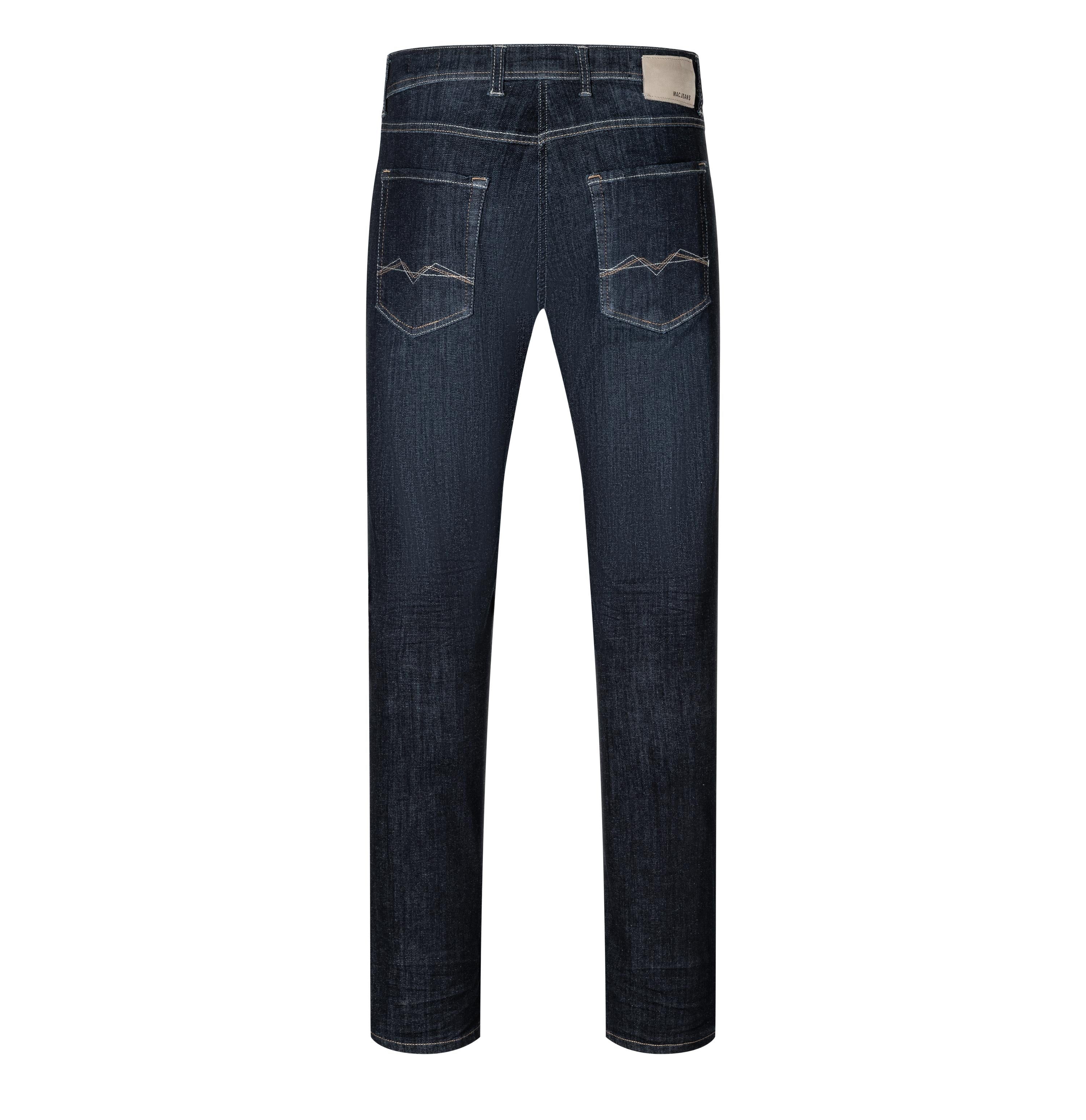 Driver jeans made of highly elastic denim. | Driver Jeans | rinsed wash 3D | Back view of bust