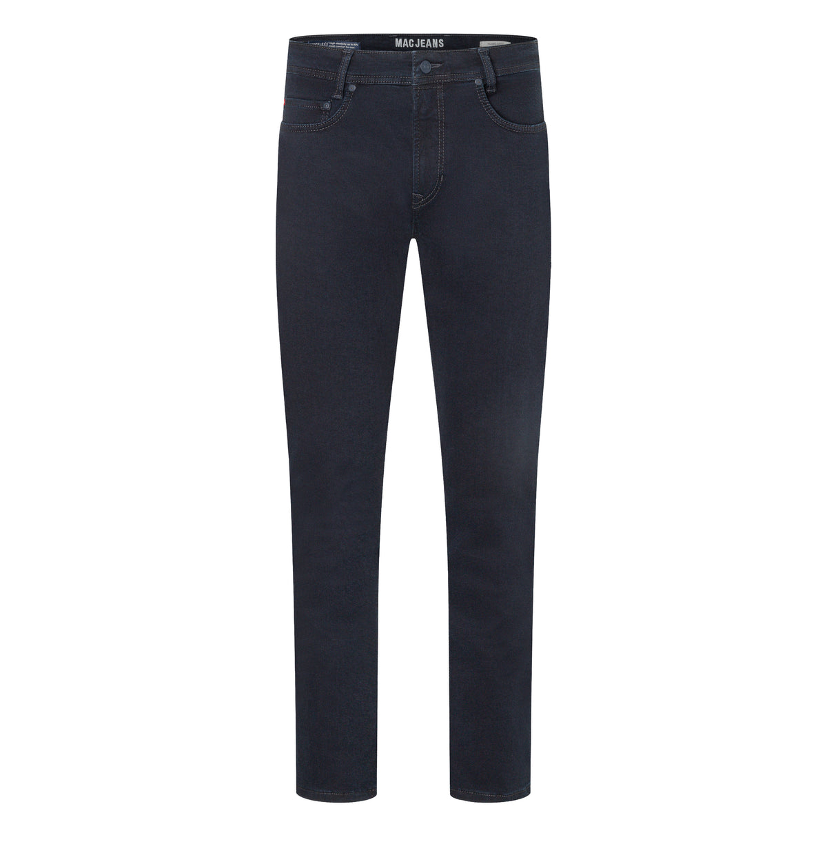 Ultimate driver’s jeans with a slim cut. | Driver Jeans | blue black | Front view of bust