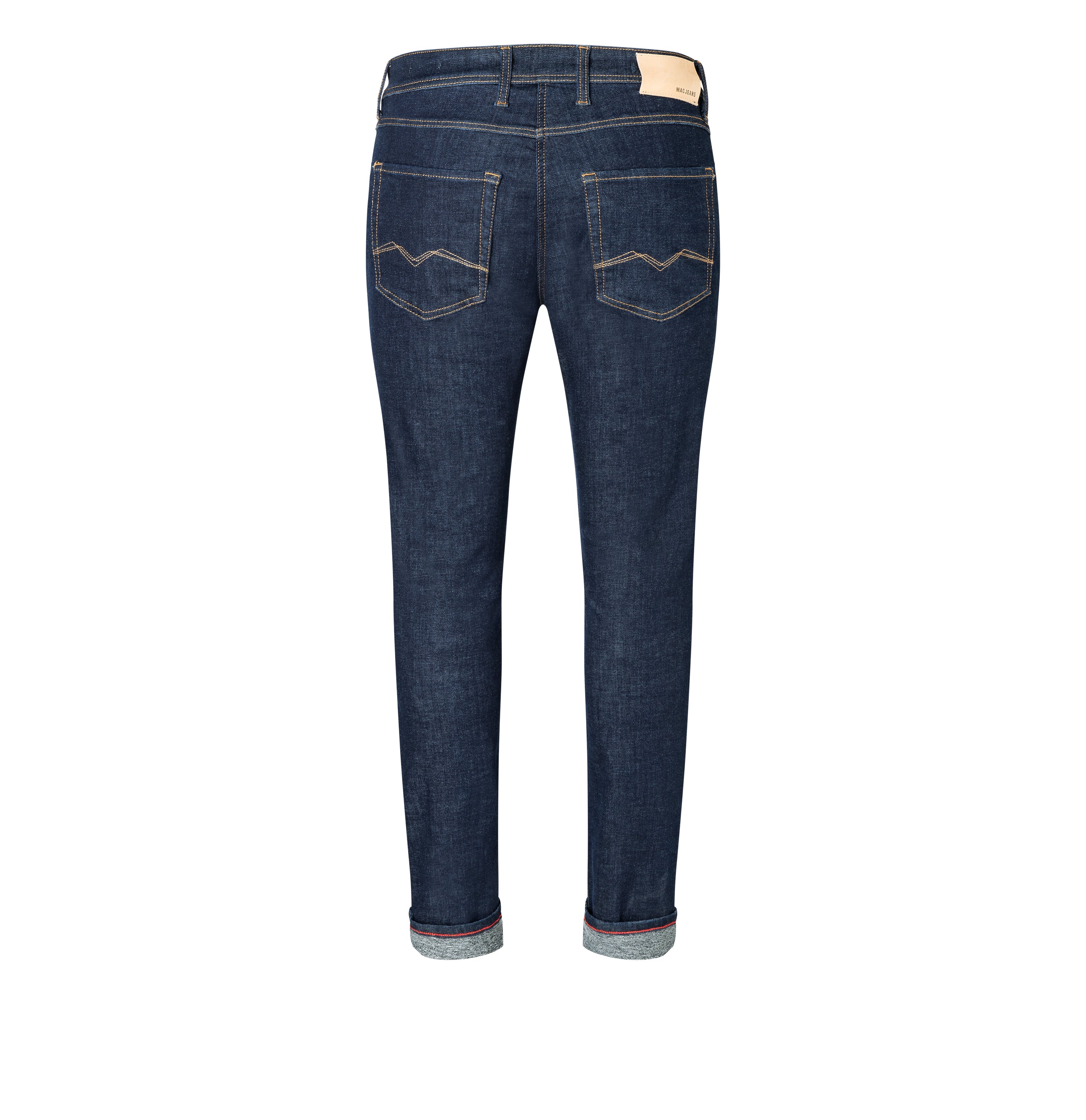 Ultimate driver jeans with a slim cut. | Driver Jeans | middark | Back view of bust