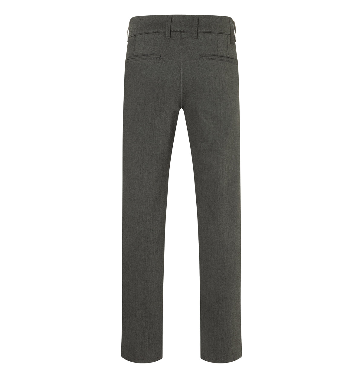 Regular fit with a flannel look. | Lennox | grey stone | Back view of bust