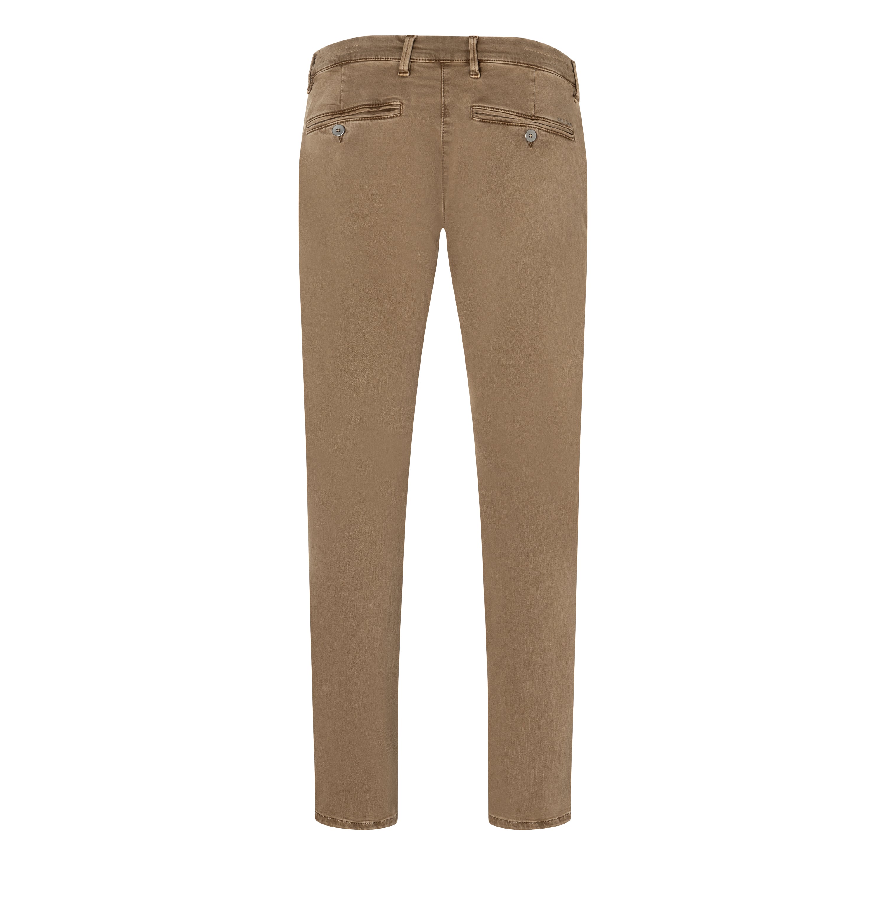 Flexible ultimate driver pants in a chino design. | S-NAME | S-FBBZ | Back view of bust