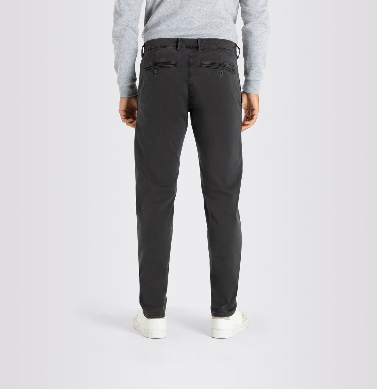 Ultimate driver pants in a chino design. | Driver Pants | deep brown | Back view of model