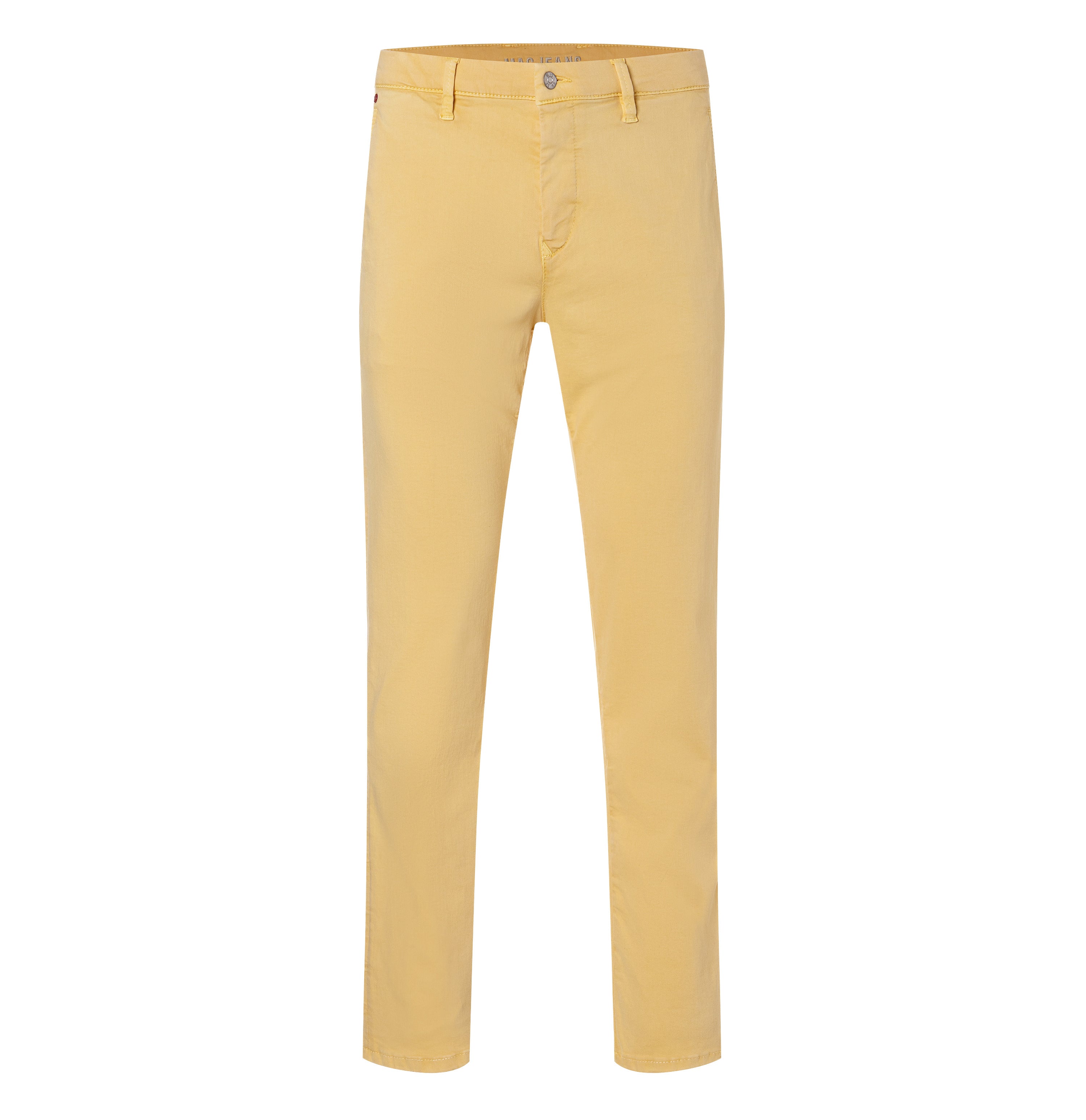 Ultimate driver pants in a chino design. | Driver Pants | pale orient | Front view of bust