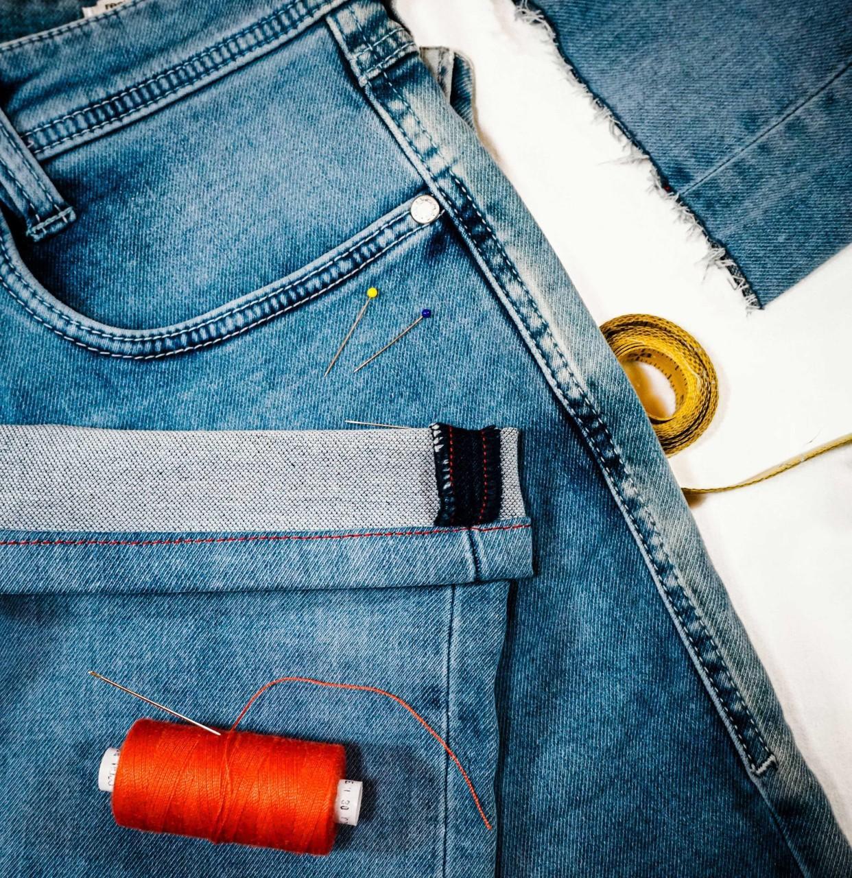 Hose kürzen (Originalsaum)