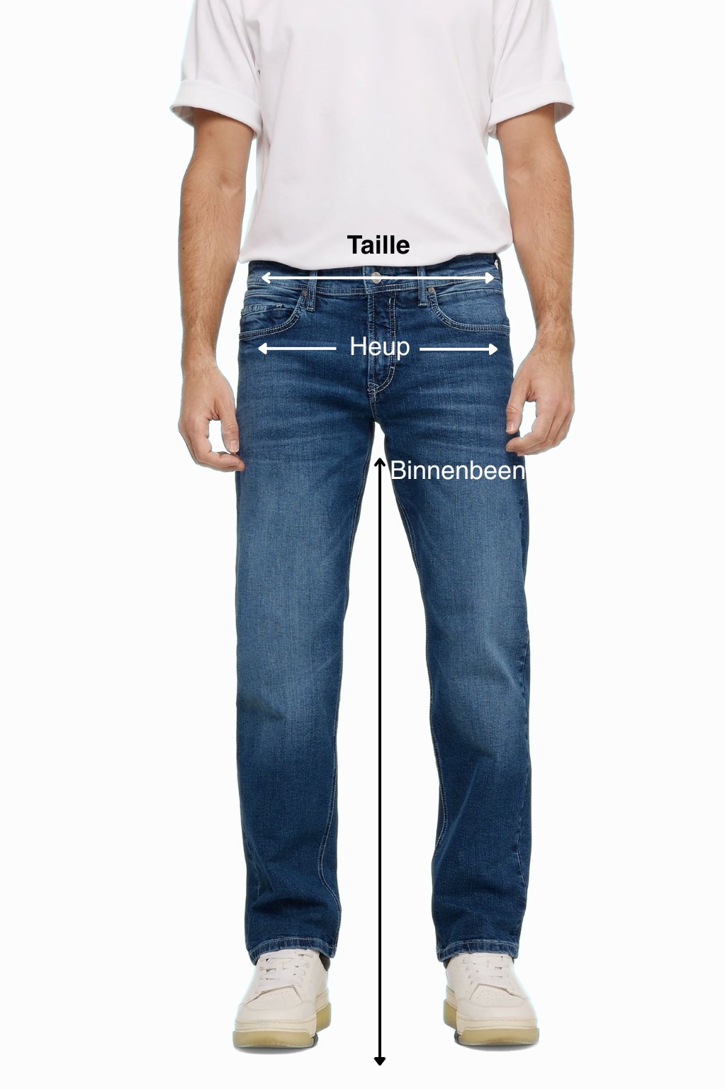 Model mit angezeichneten Maßen