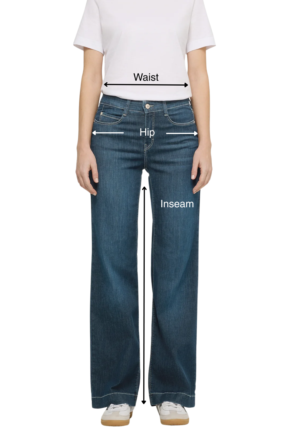 Model mit Maßen