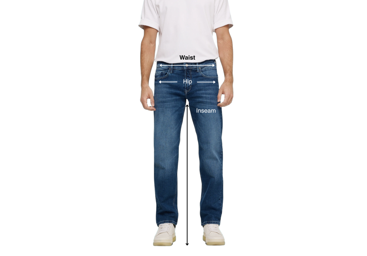 Model mit angezeichneten Maßen