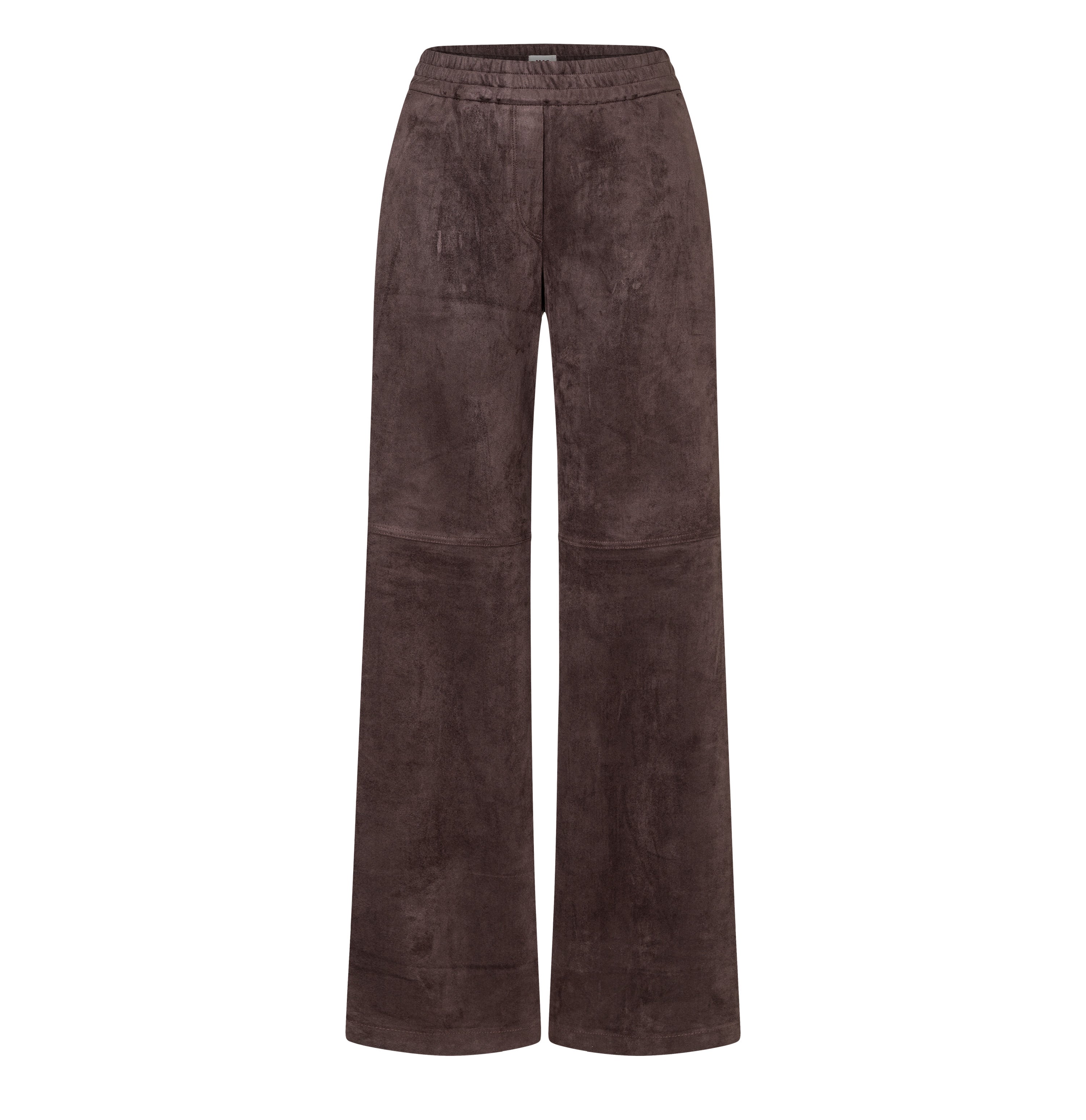 Wide fit with an authentic velour look. | CHIARA | truffle brown | Front view of bust