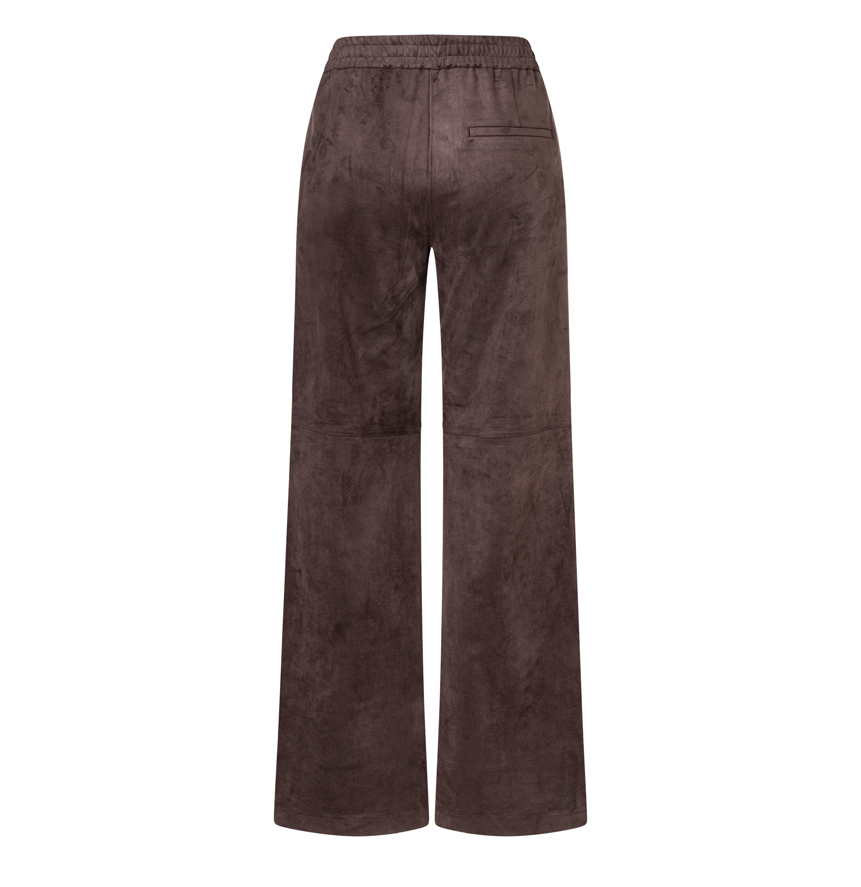 Wide fit with an authentic velour look. | CHIARA | truffle brown | Back view of bust
