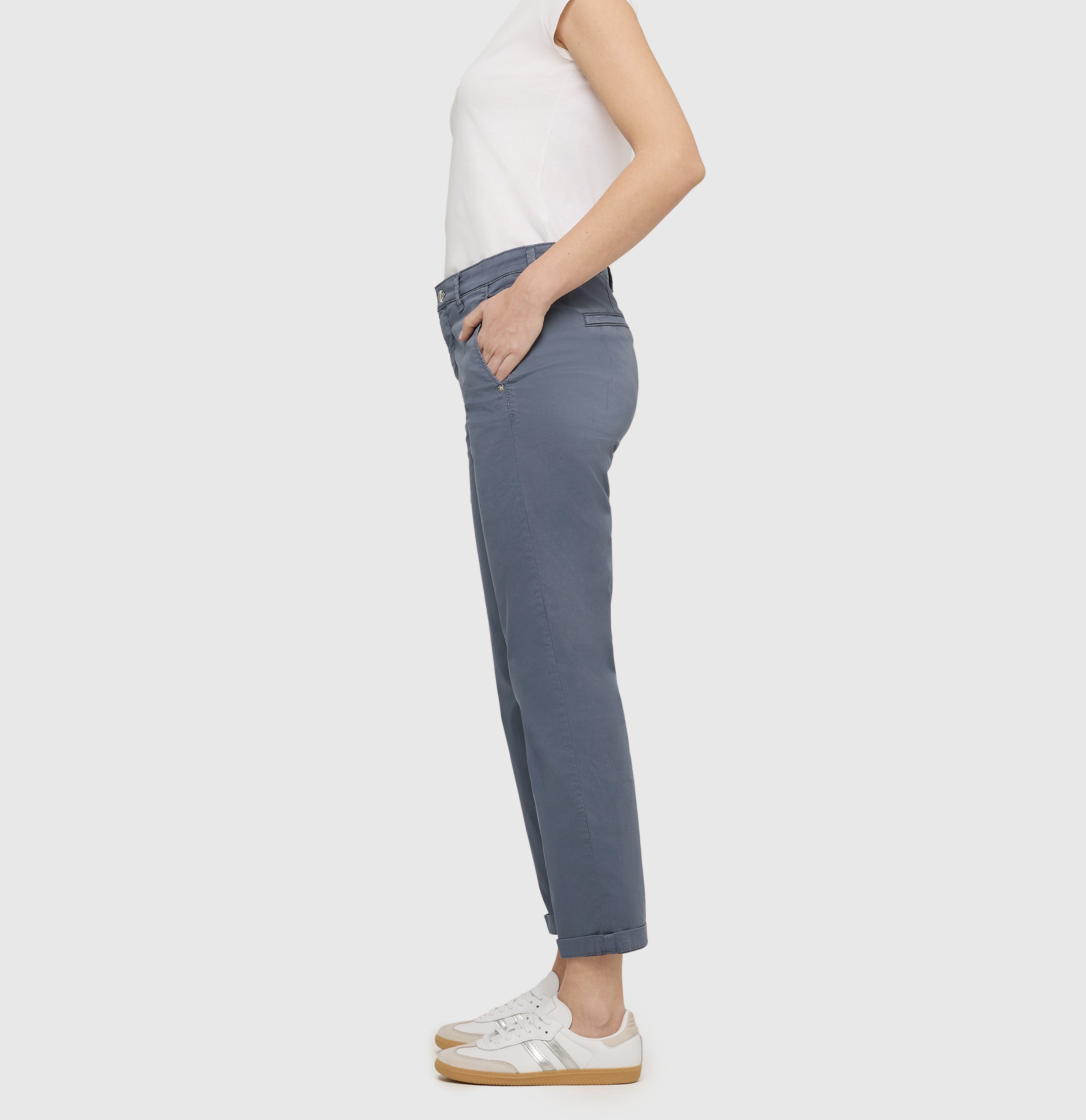 MAC Chino Jeans Elasticizzati Donna | Slim Fit | Tessuto Denim 8 Oz