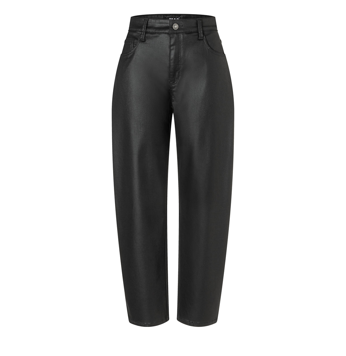 Loose fit with an authentic leather look. | DANNI 2.3 | black | Front view of bust