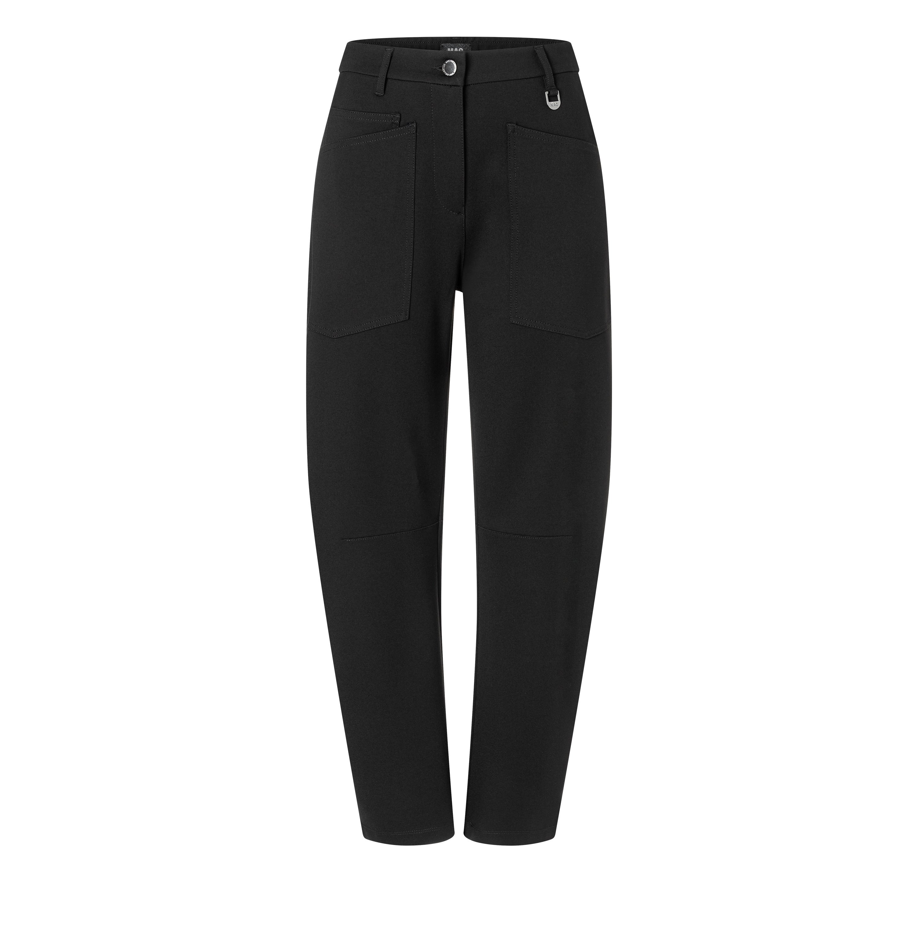 Baggy model made of soft jersey. | BAGGY SMART | black | Front view of bust