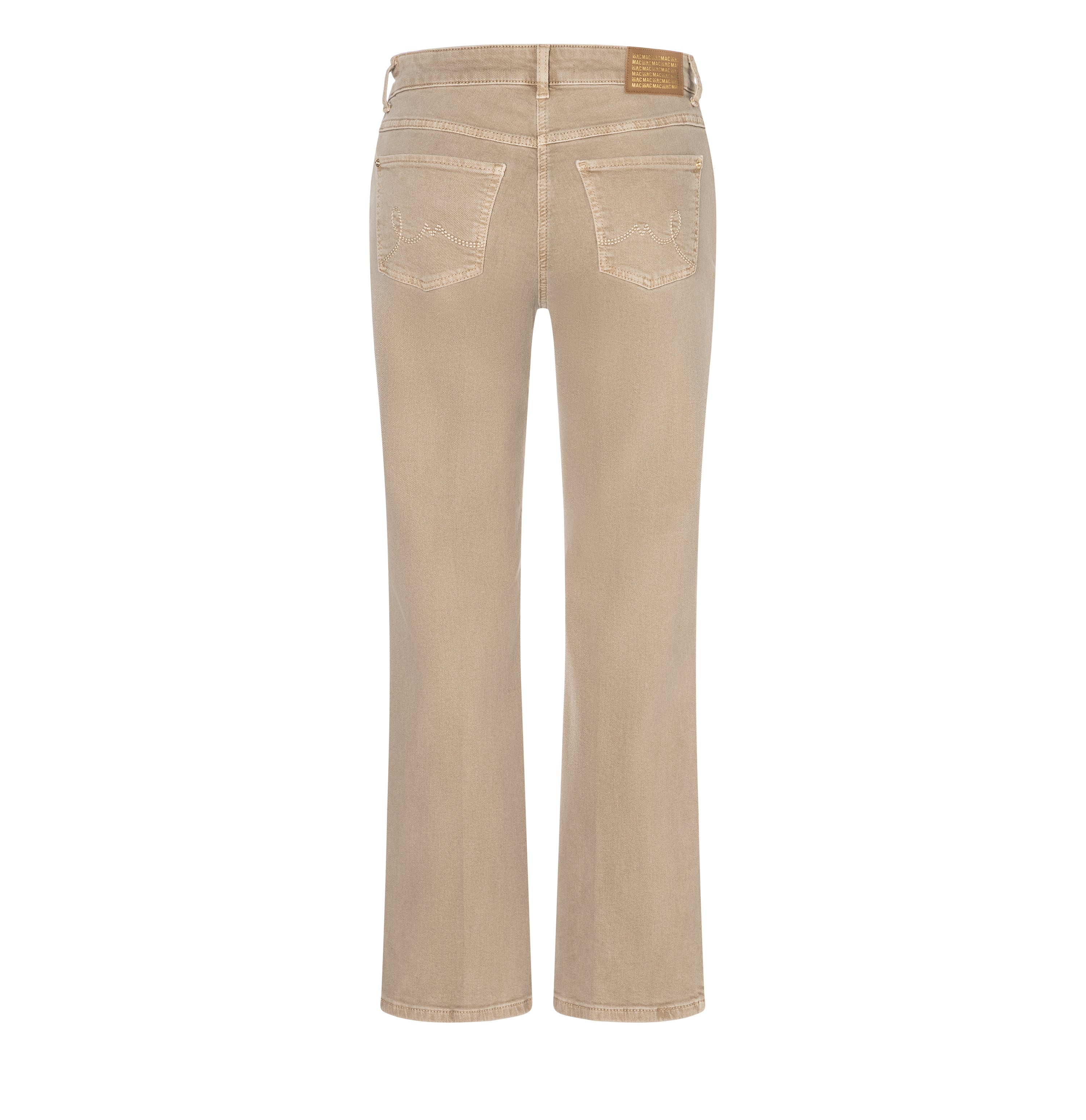 Flared jeans made of comfortable colour denim. | LAURA | string | Back view of bust