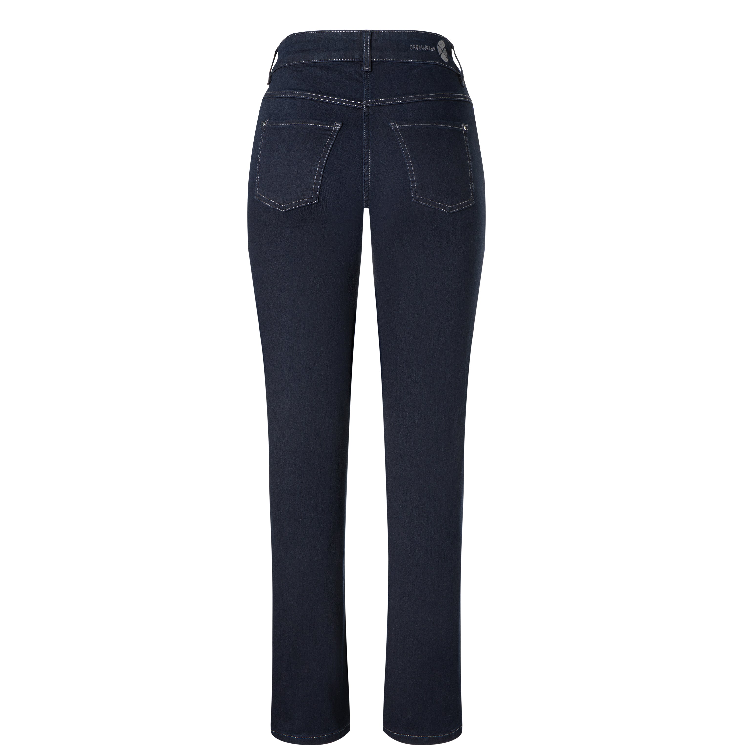 Slim fit with medium waist and maximum comfort thanks to high stretch denim with shaping effect | S-NAME | S-FBBZ | Back view of bust