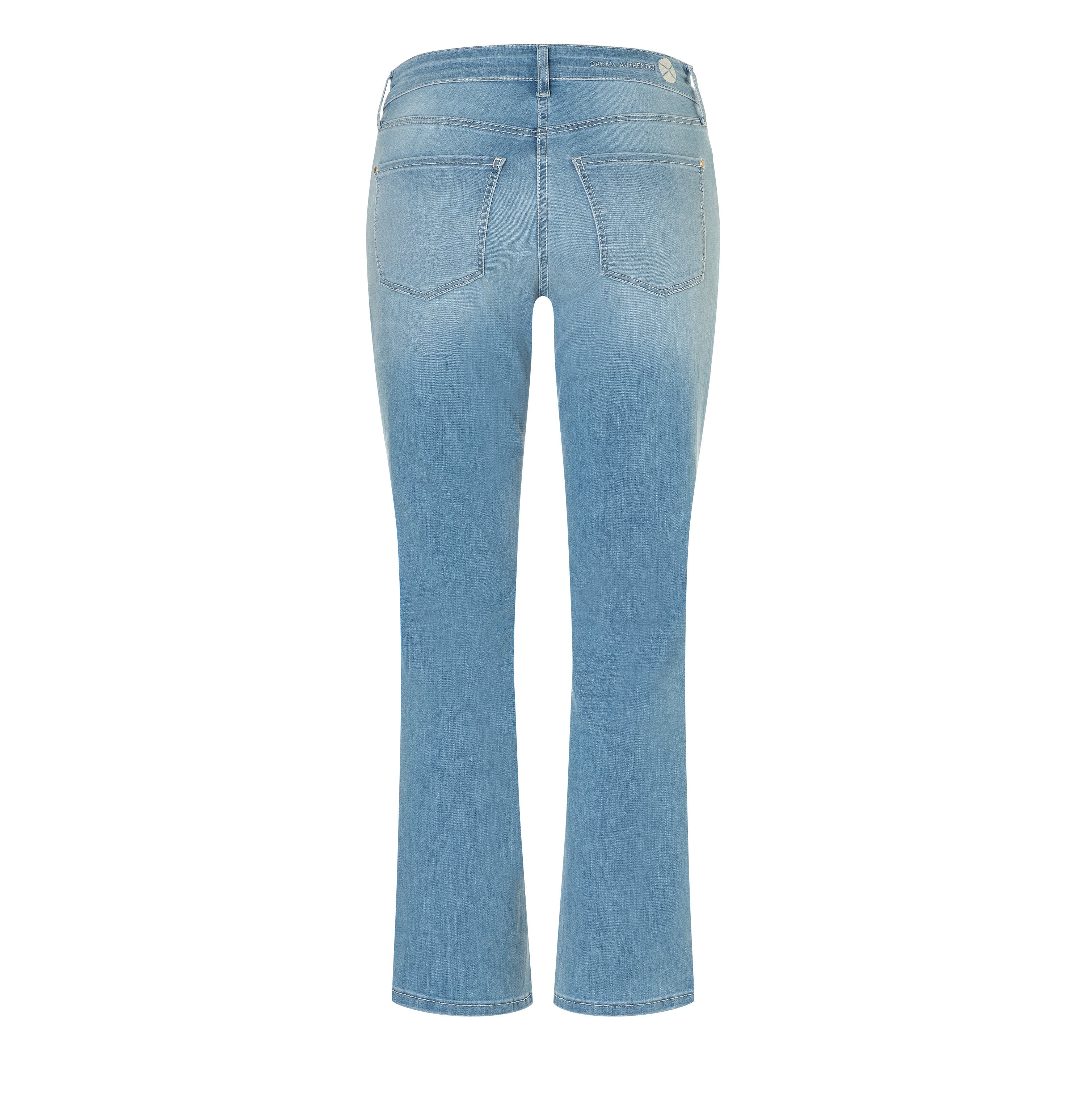 Modern kick model with innovative shaping effect. | DREAM KICK authentic | bluegrey used wash | Back view of bust