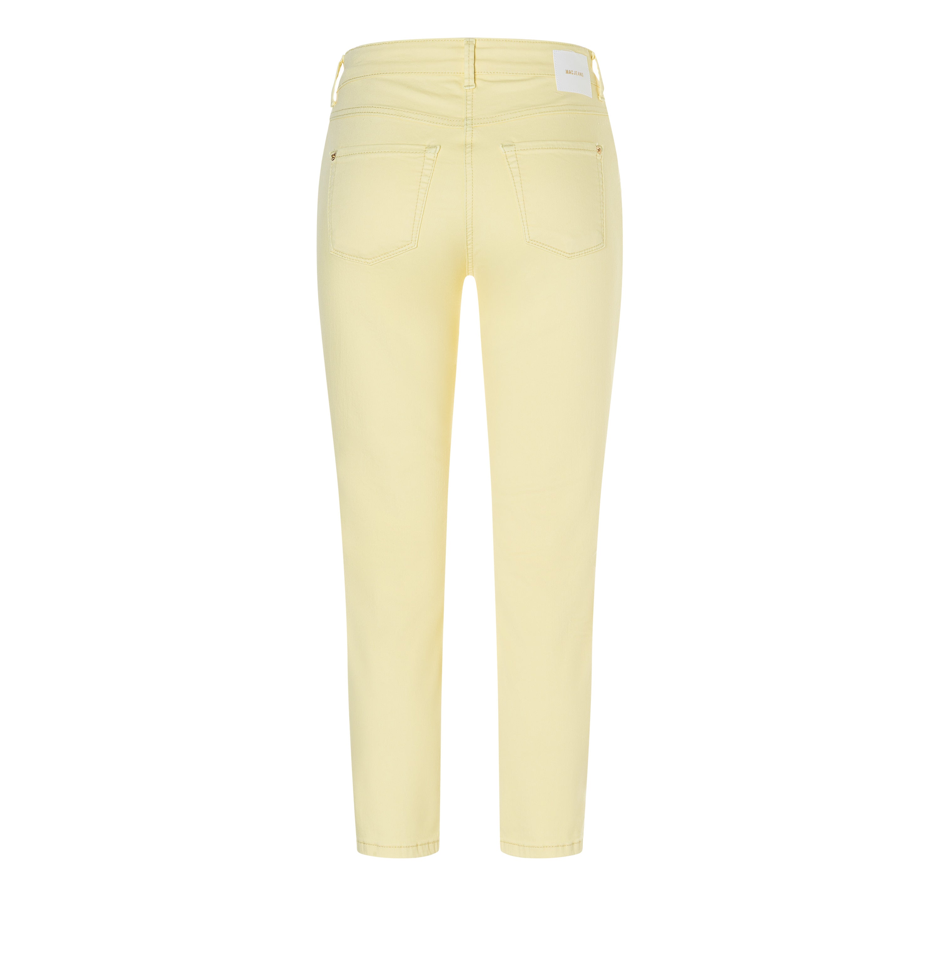 Slim jeans in a highly elastic material. | DREAM SUMMER | light sunny yellow PPT | Back view of bust