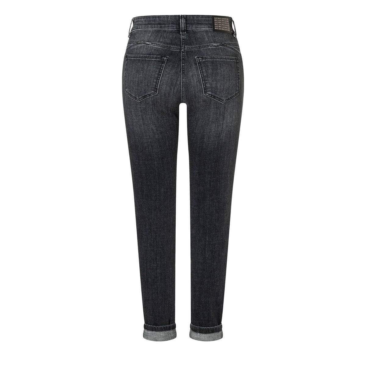  | SLIM | dark grey used wash | Back view of bust