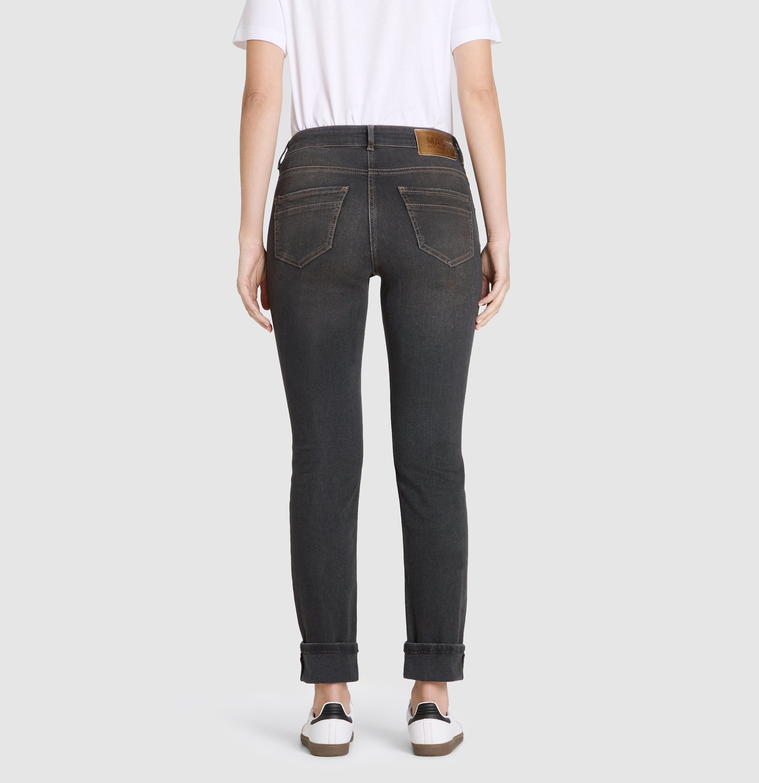 Slim jeans in a light material blend. | S-NAME | S-FBBZ | Back view of model