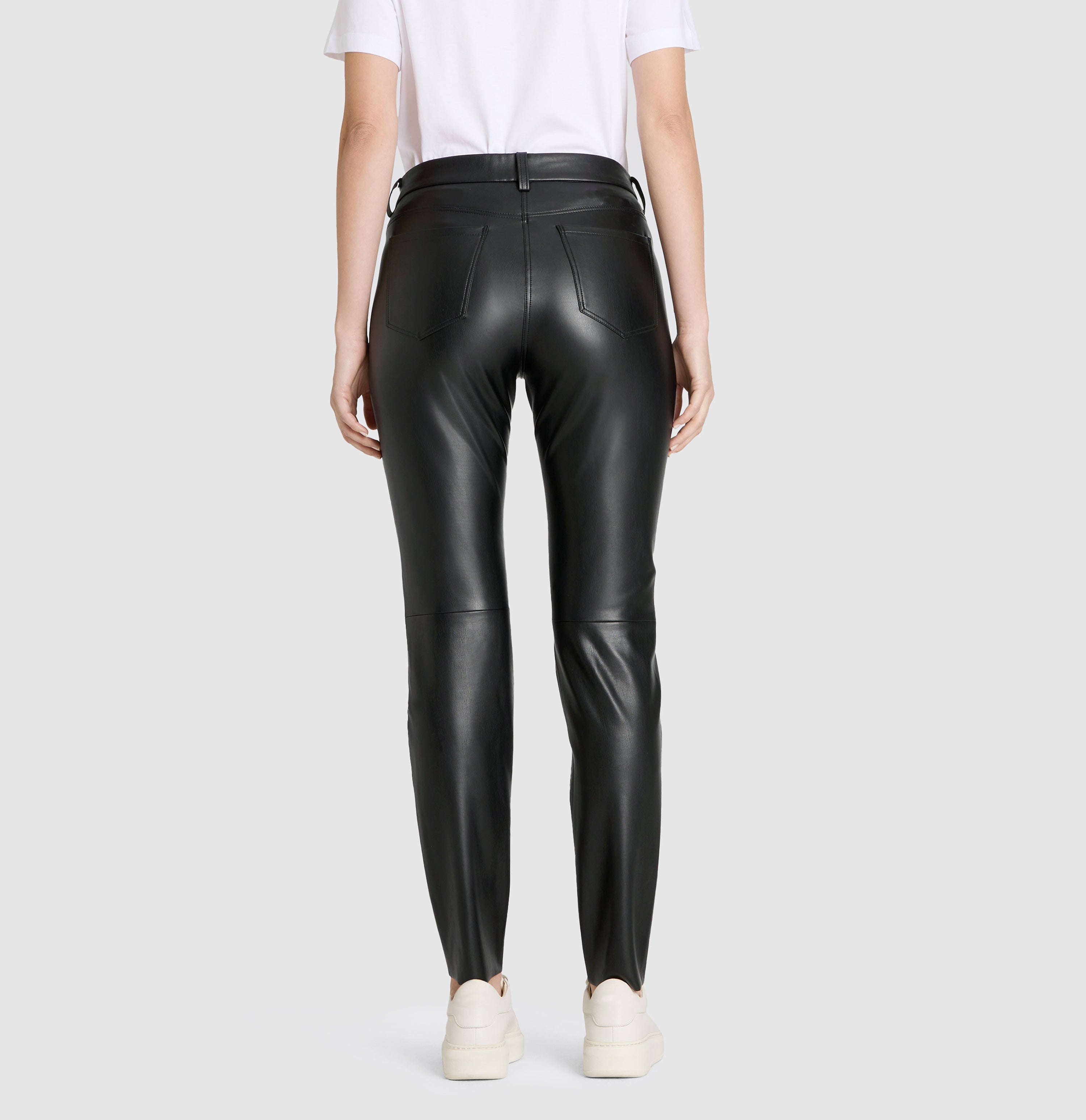 Skinny fit with an authentic leather look. | S-NAME | S-FBBZ | Back view of model