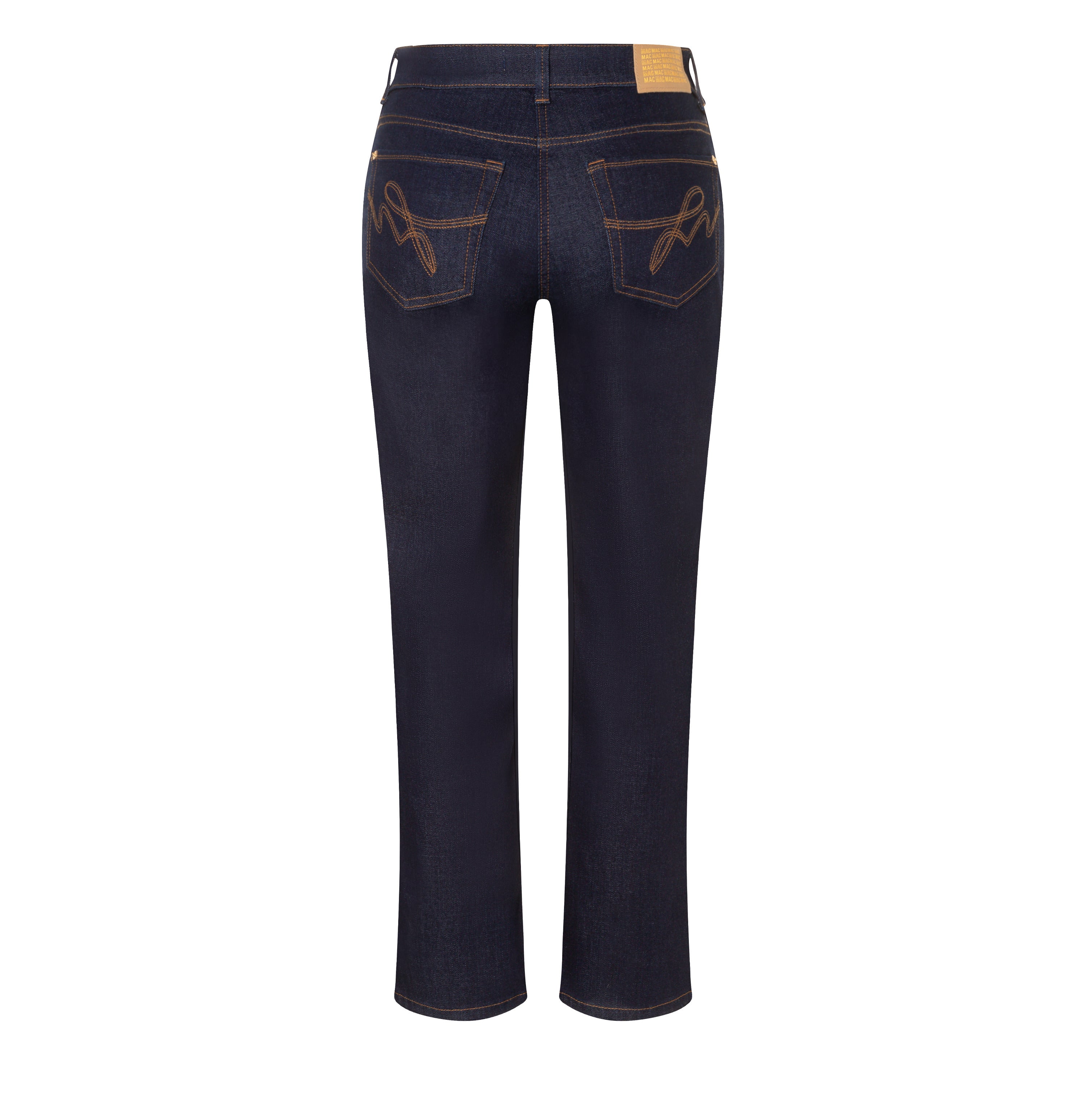 Slim fit made from light denim. | CARRIE straight | fashion rinsed | Back view of bust