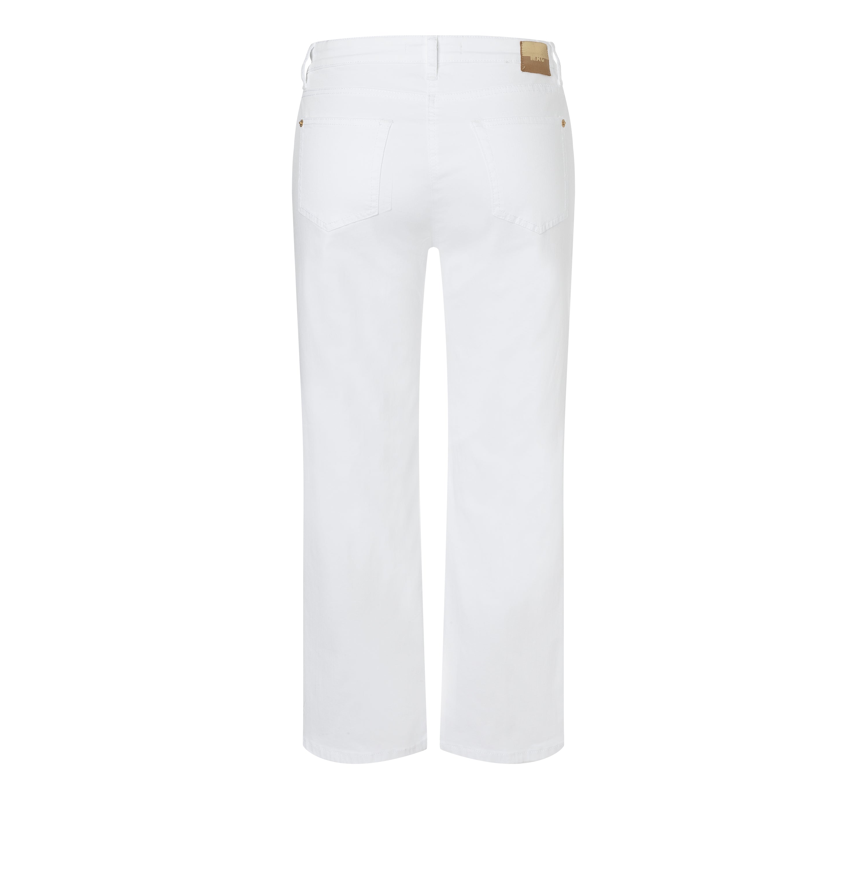 Culotte made of summery lightweight denim. | S-NAME | S-FBBZ | Back view of bust