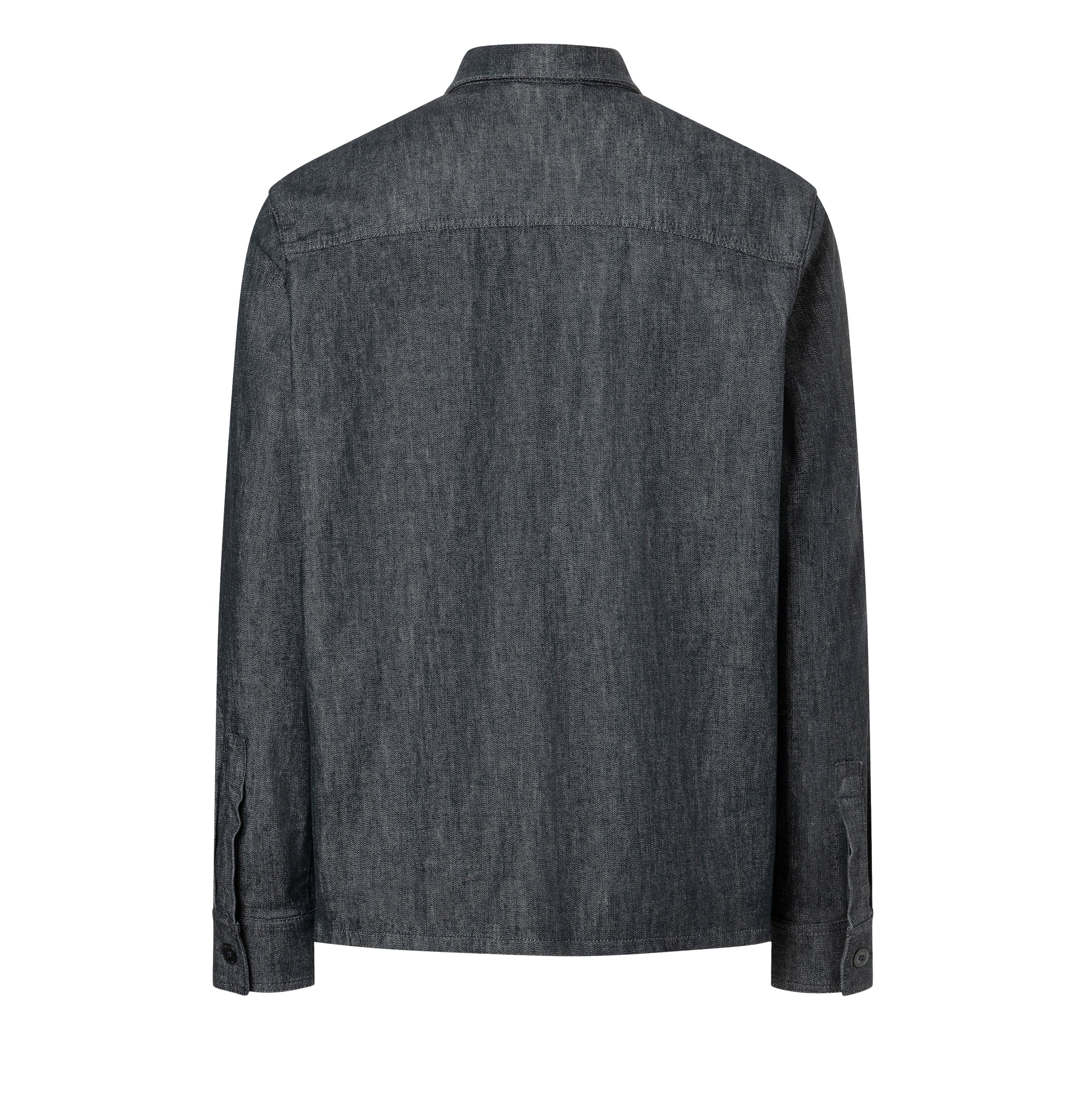 Modern overjacket with cashmere content. | S-NAME | S-FBBZ | Back view of bust
