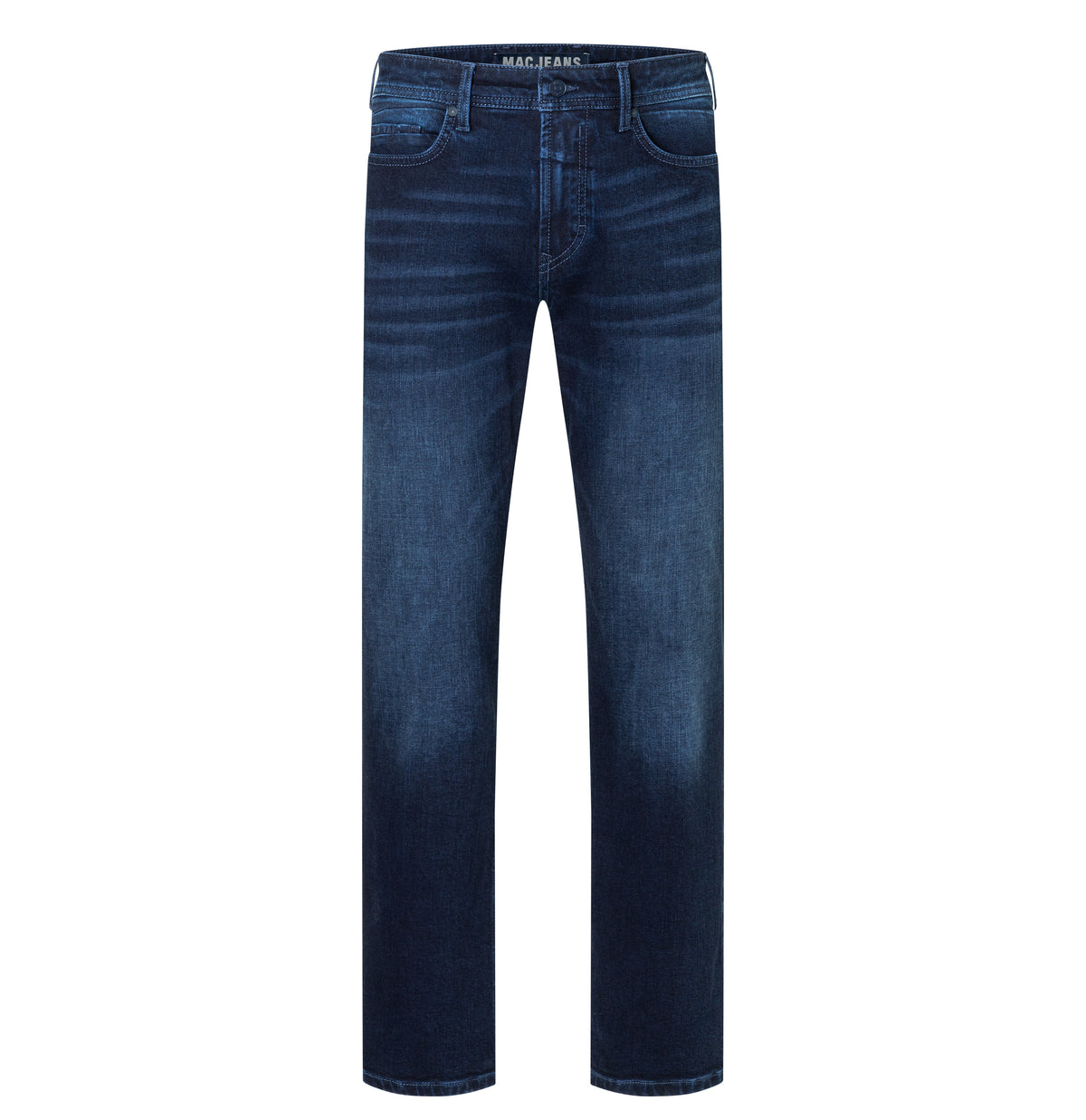 Regular fit with an authentic look. | Ben | blue od blue authentic wash | Front view of bust