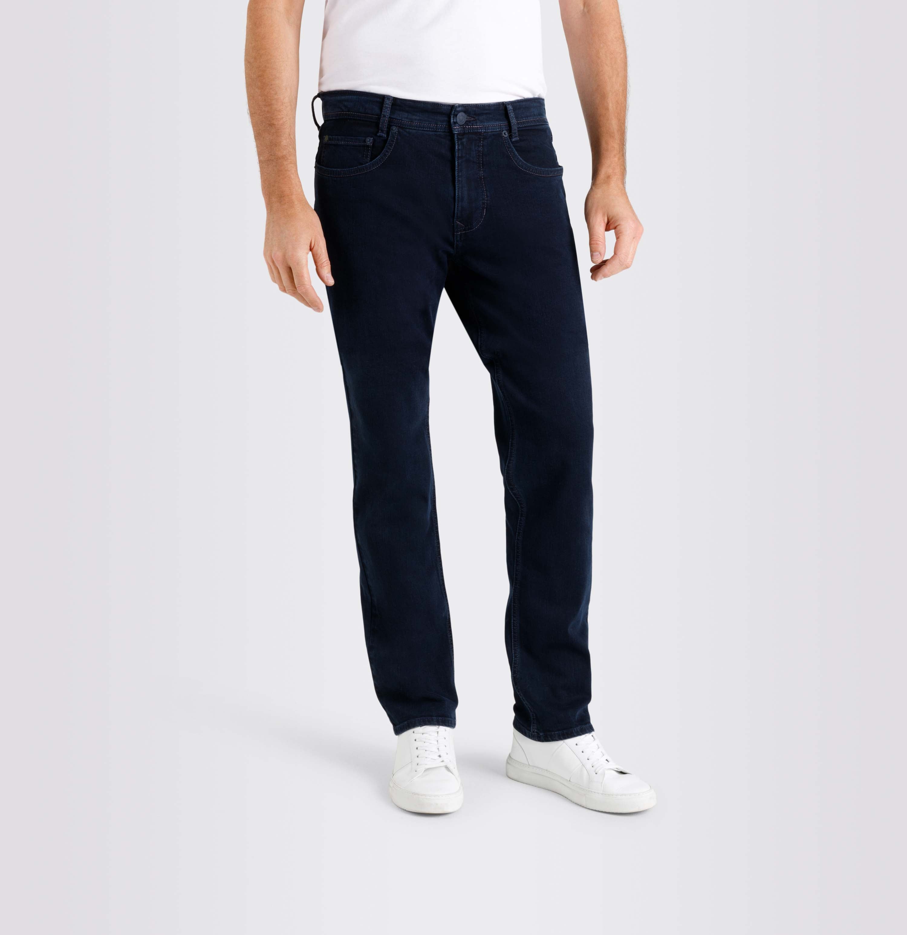 Authentic modern fit with recycled denim. | S-NAME | S-FBBZ | Front view of model