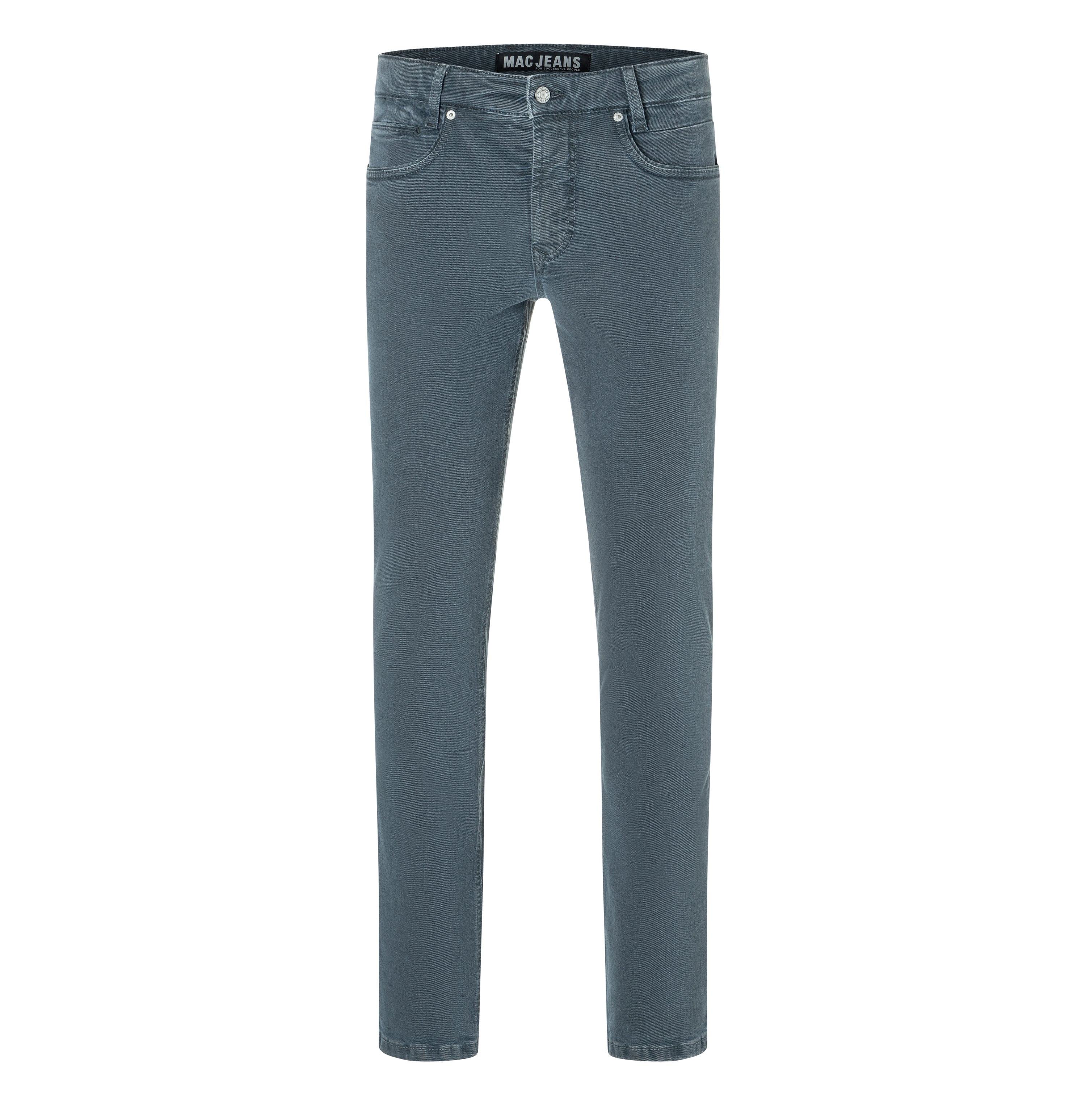 Very elastic modern jeans with organic cotton. | Arne Pipe | rubber | Front view of bust