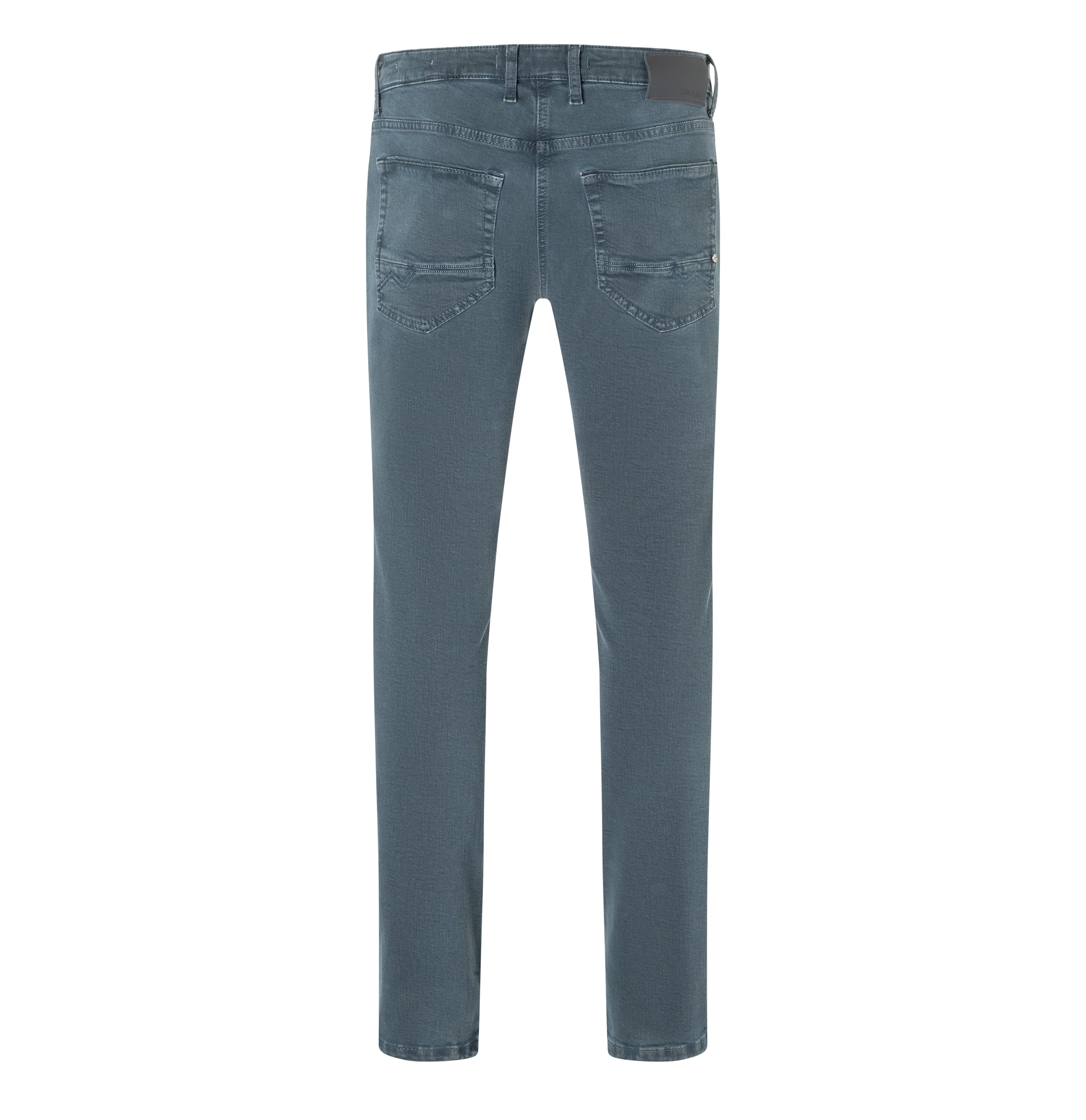 Very elastic modern jeans with organic cotton. | S-NAME | S-FBBZ | Back view of bust