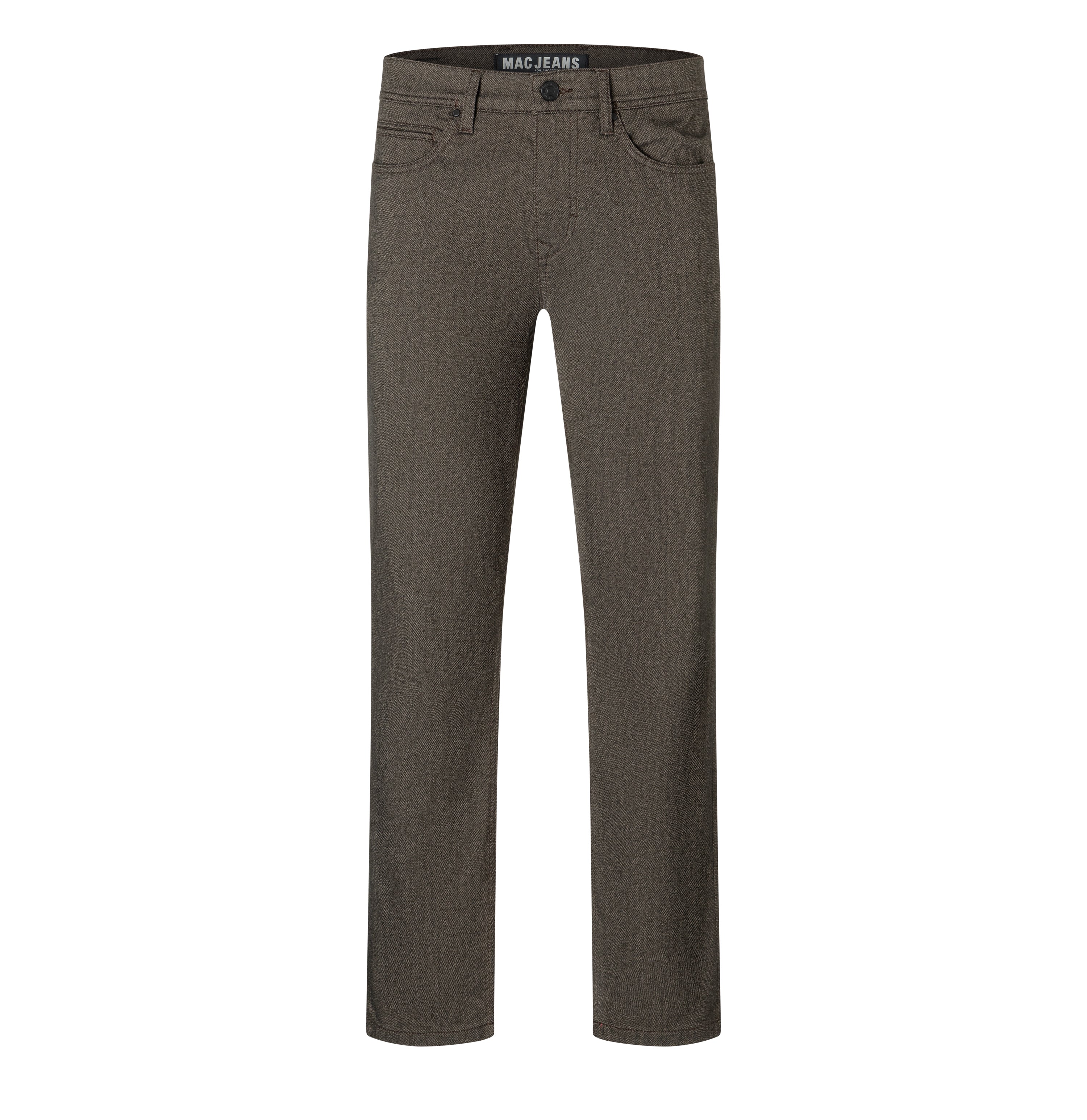 Trousers in a polyester-viscose blend suitable for the office. | S-NAME | S-FBBZ | Front view of bust