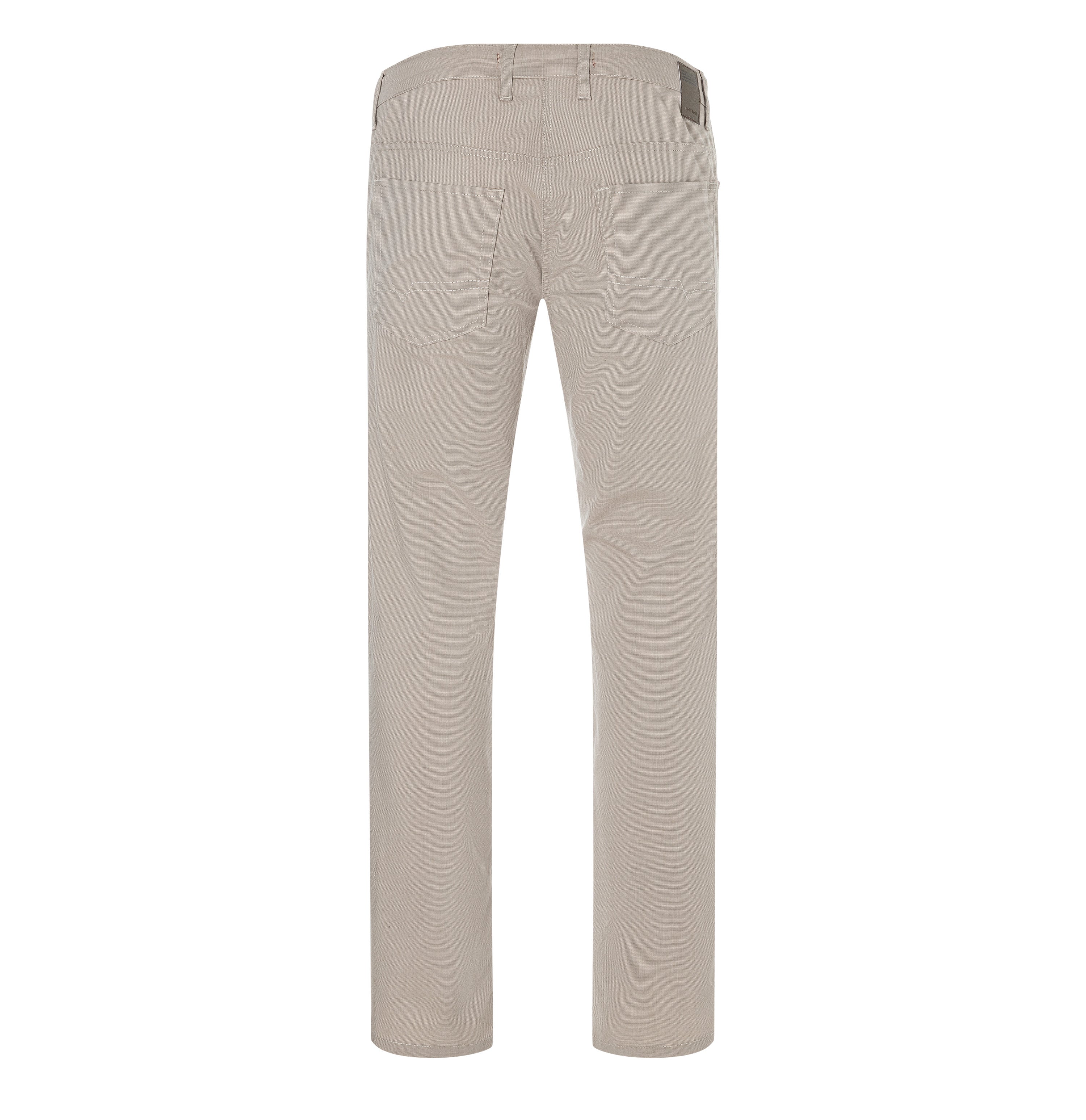 Modern fit in a light melange material. | Arne | smoothly beige | Back view of bust