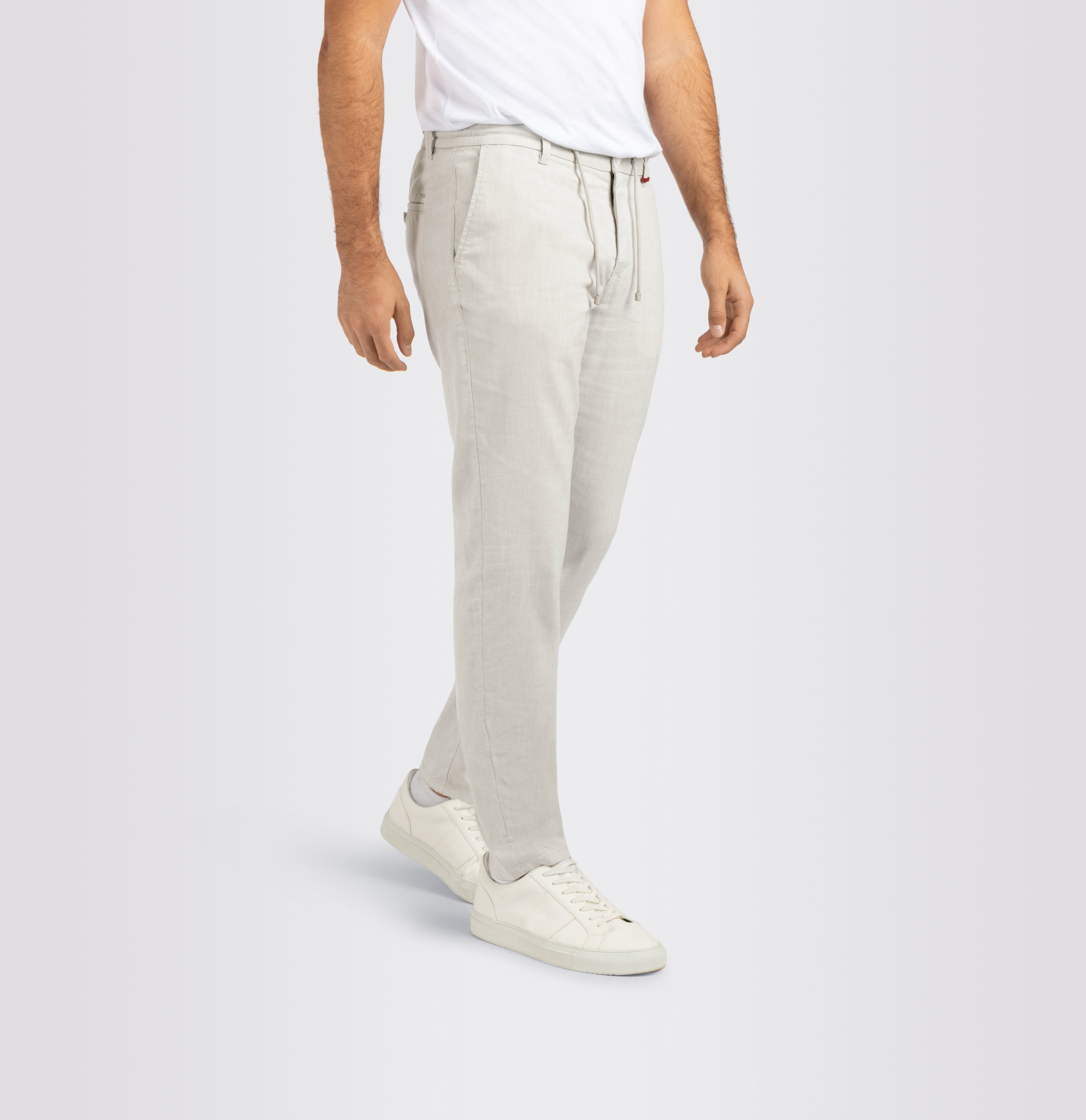 Chino in a flowing linen-viscose blend. | Lennox Sport | kitt | Detailed view 3 of model