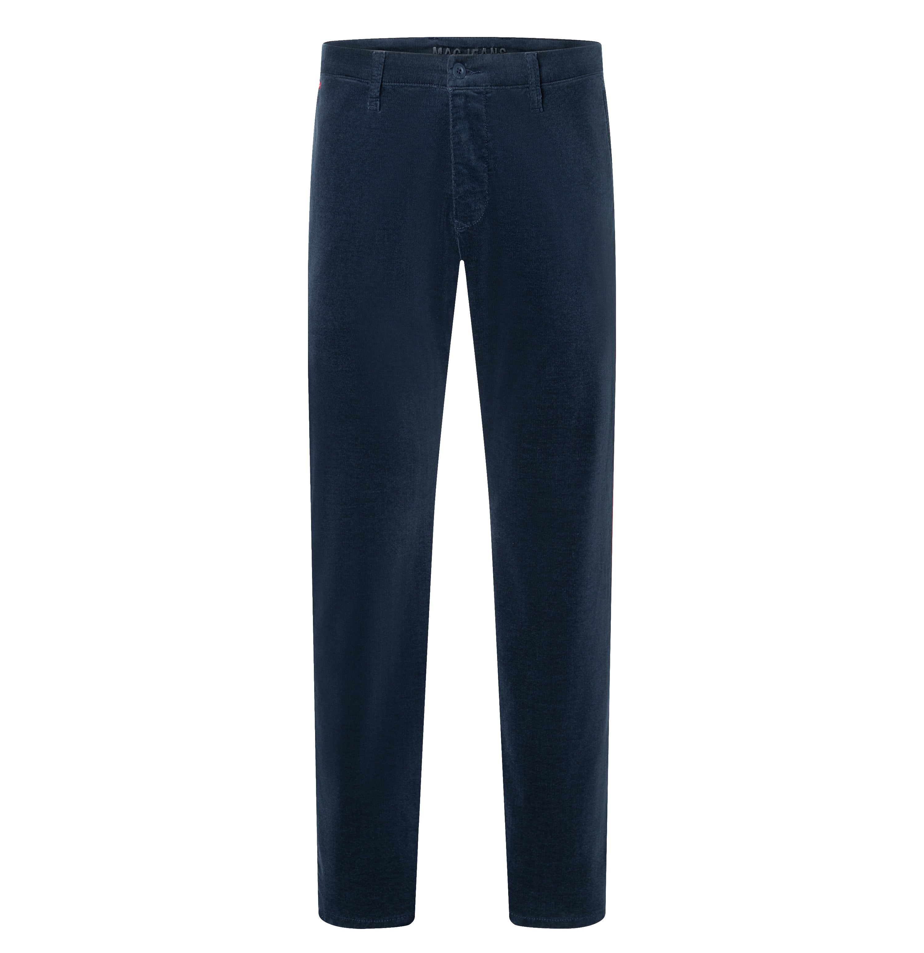 Driver chinos made of soft, fine corduroy. | Driver Pants | midnight blue | Front view of bust