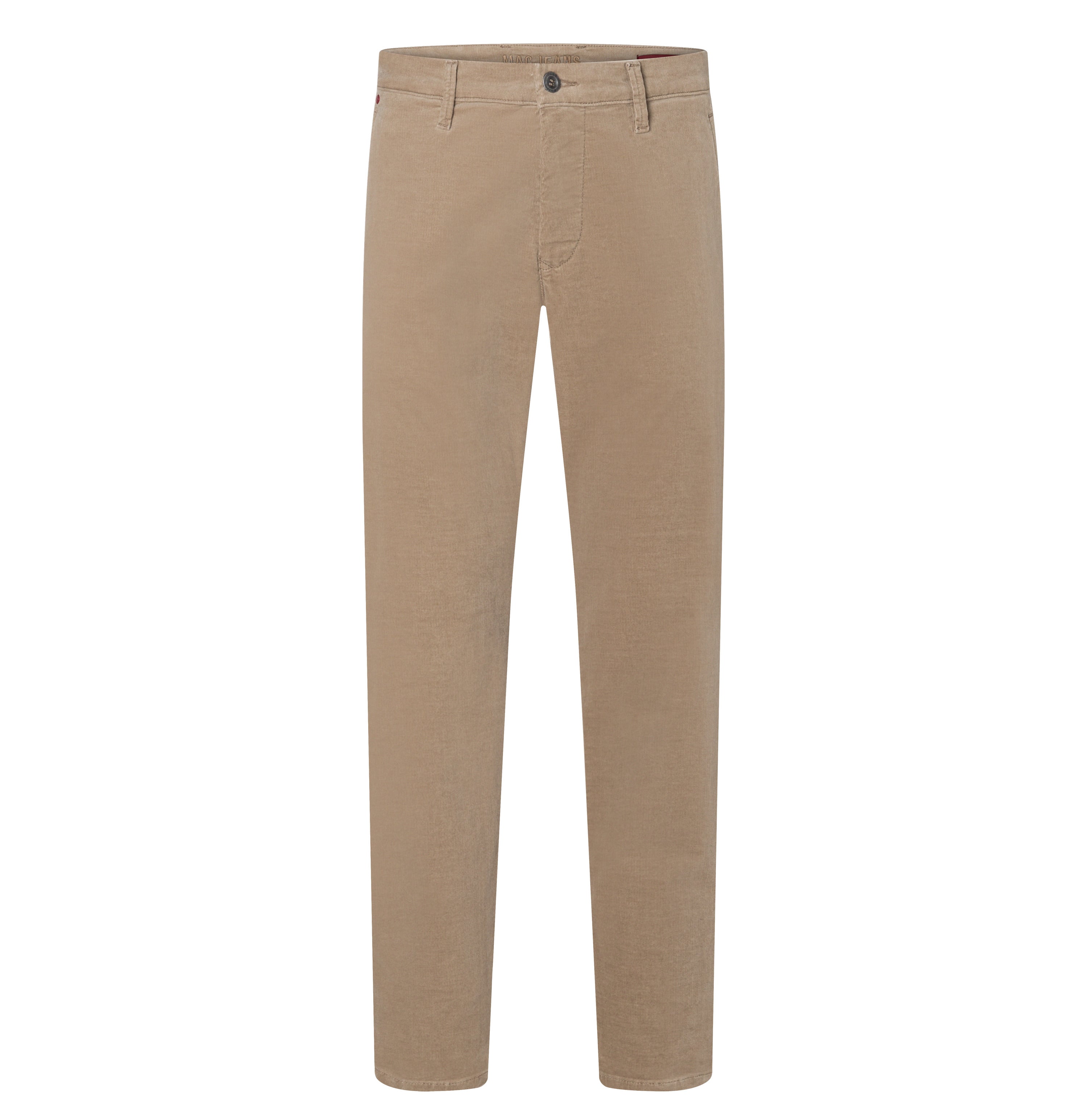 Driver chinos made of soft, fine corduroy. | Driver Pants | golden terra | Front view of bust